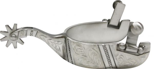 Westernsporen Silver Rope