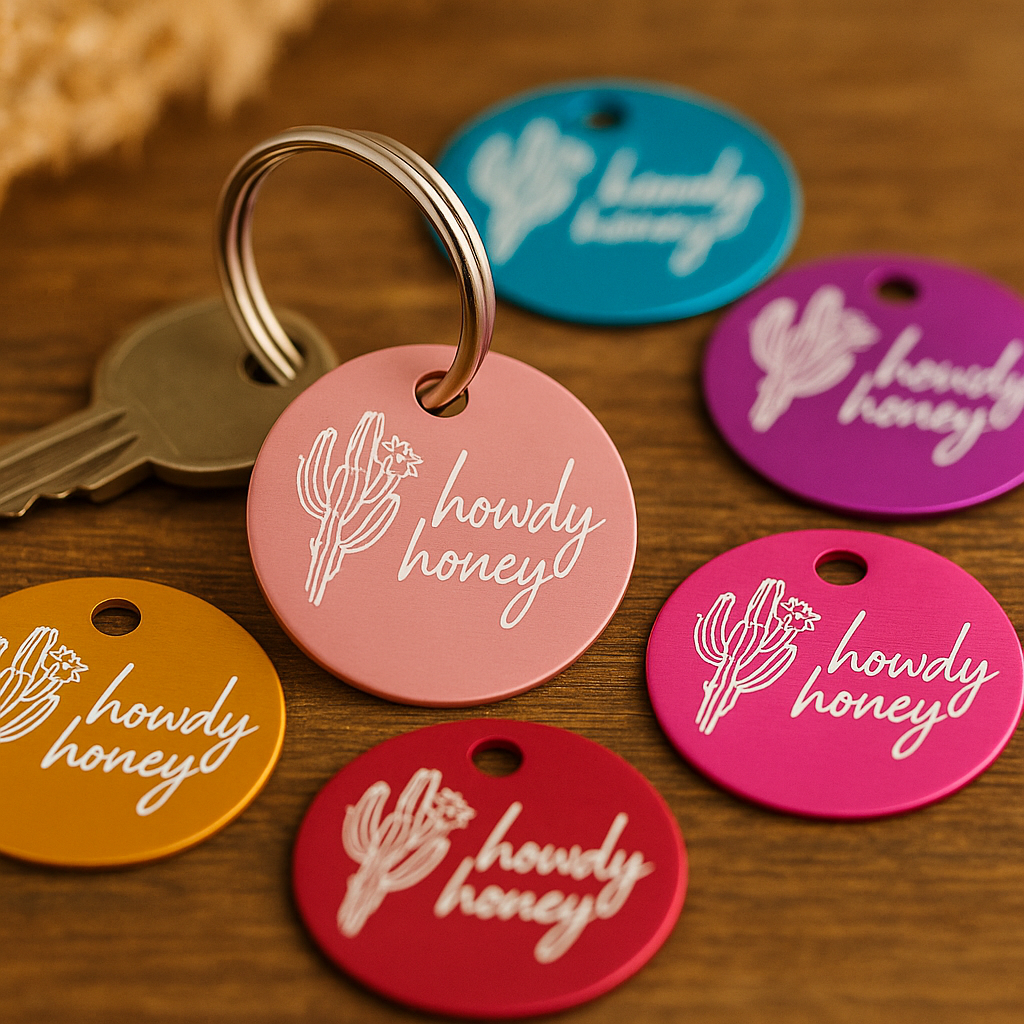 Schlüsselanhänger Western Personalisiert Pferd