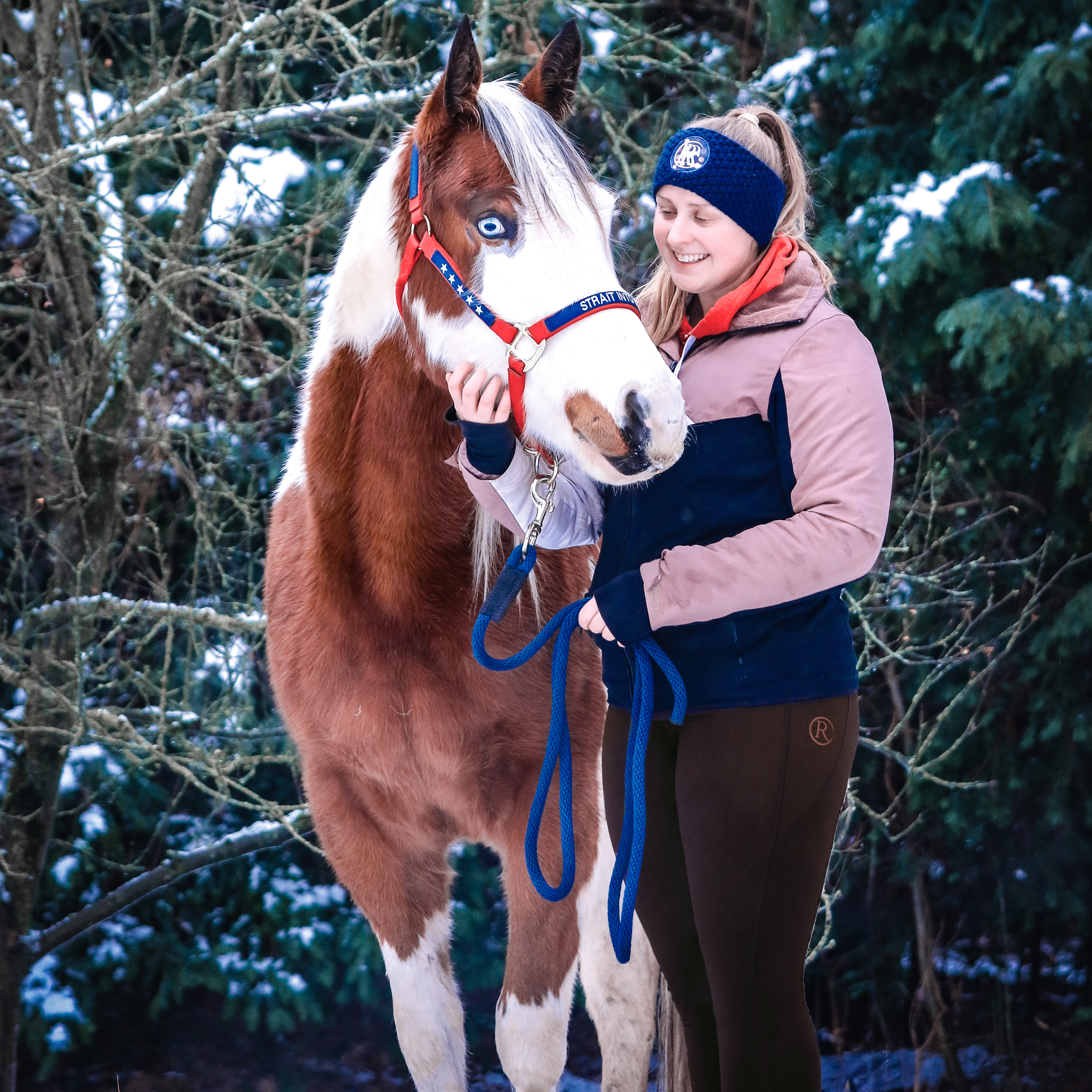 Reitleggings Kunstleder Winter