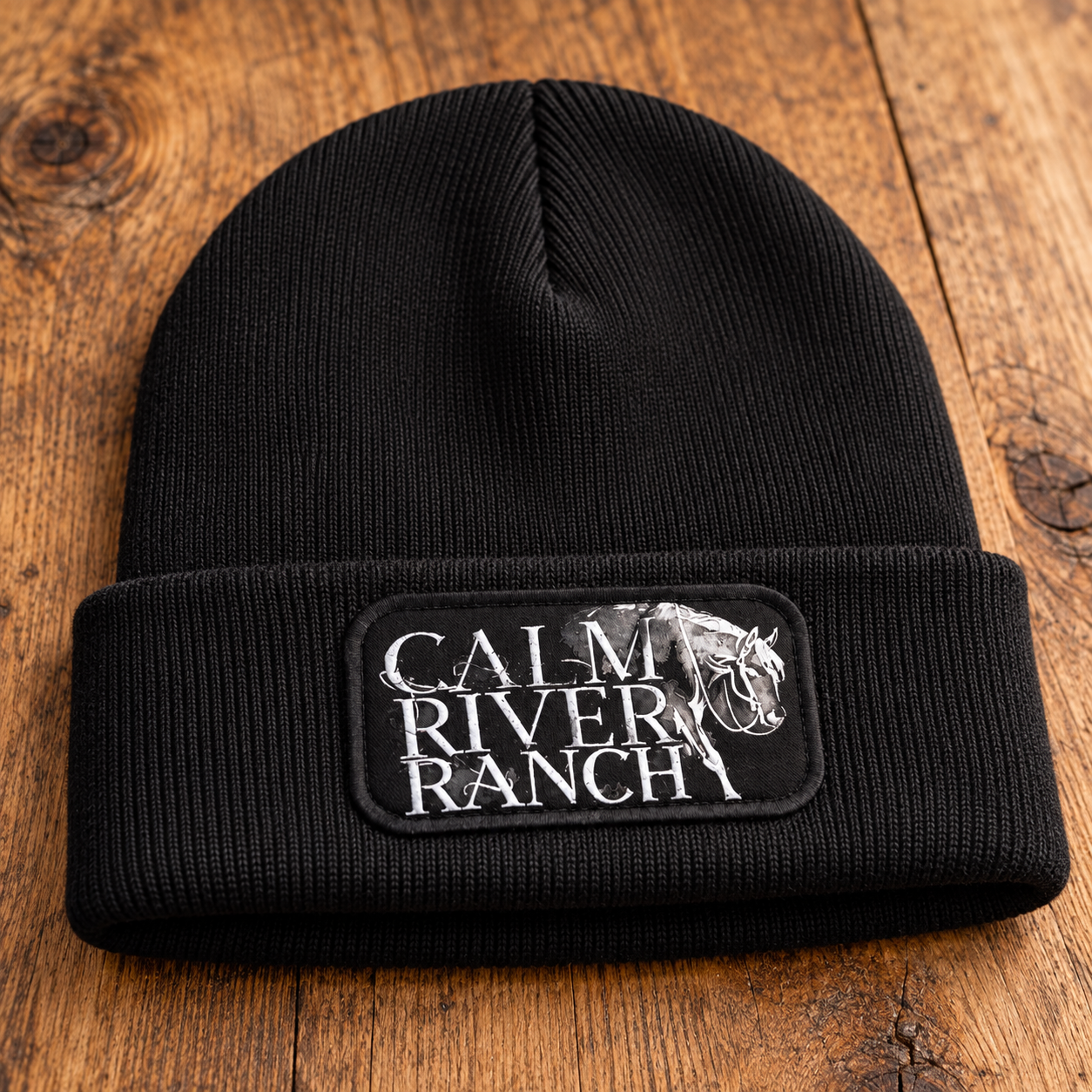 Personalisierte Western-Beanie mit Logodruck
