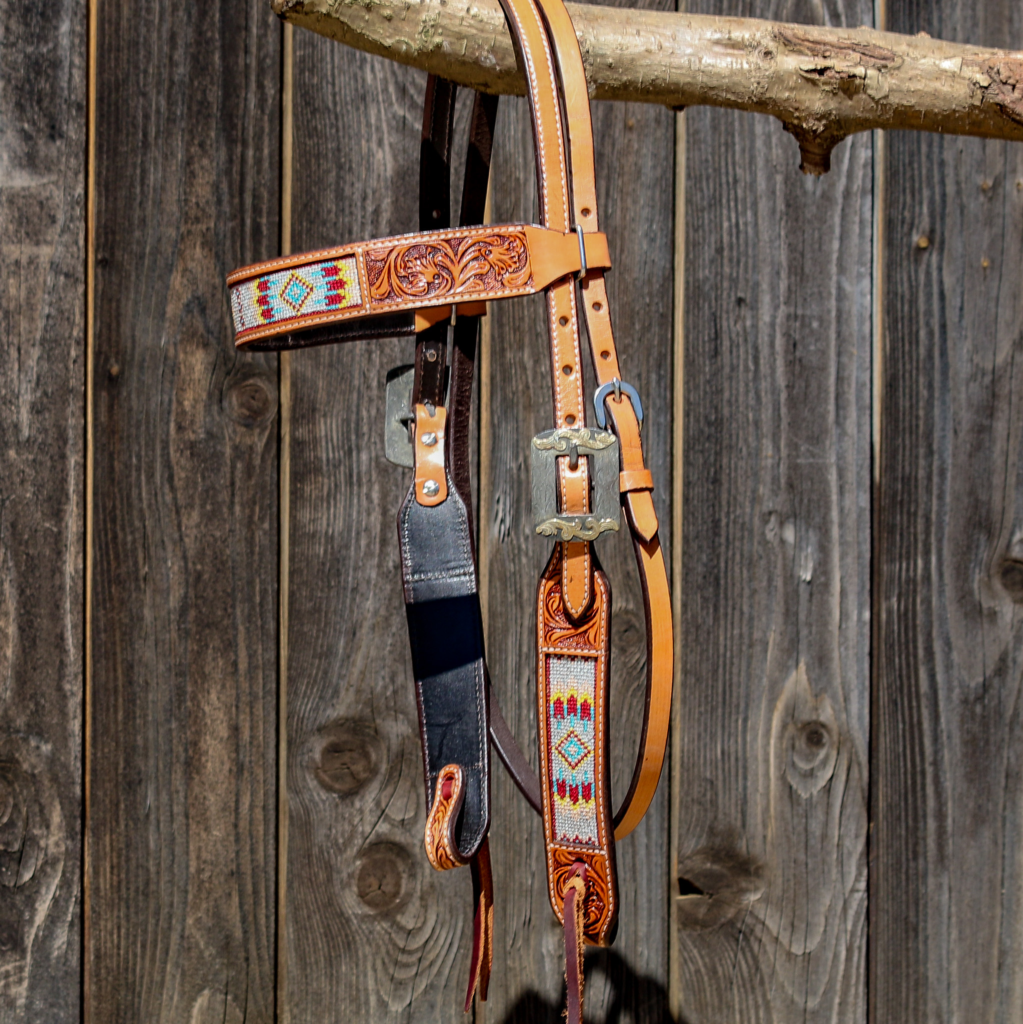 Western Trense mit Stirnriemen