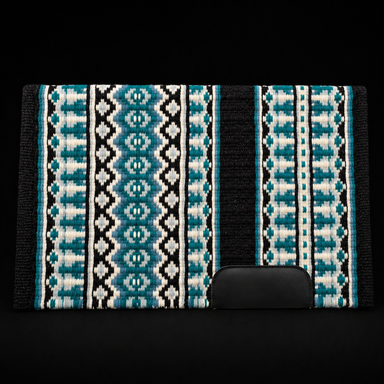 Showblanket Black & Türkis