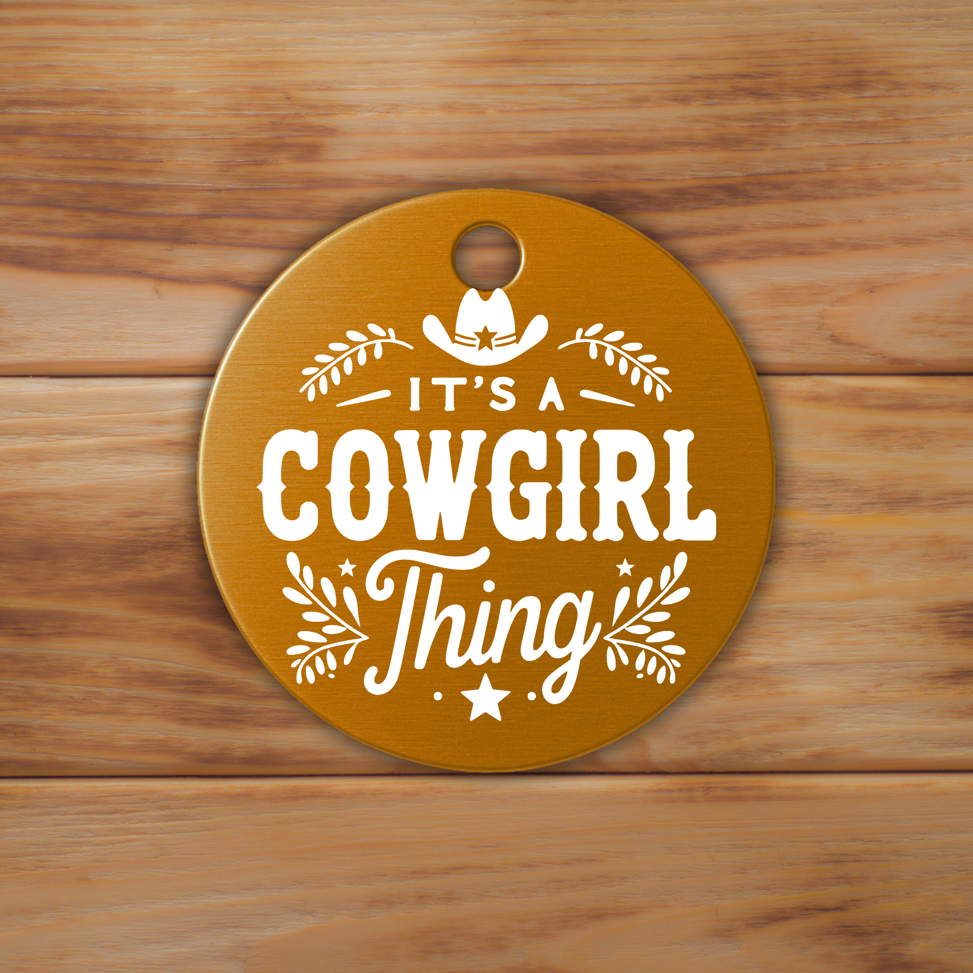 Schlüsselanhänger Western Personalisiert Logo Pferd