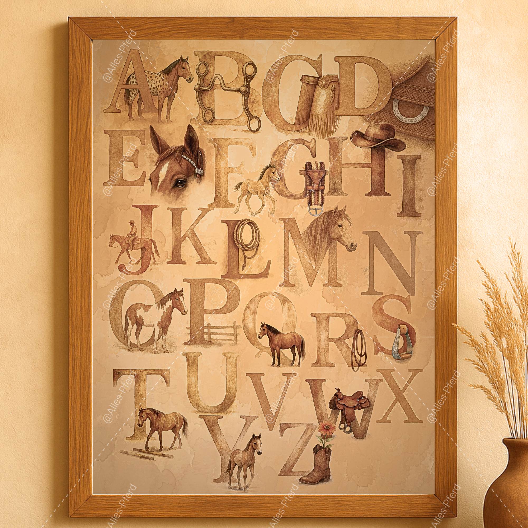 Western Poster Westernreiten Country 