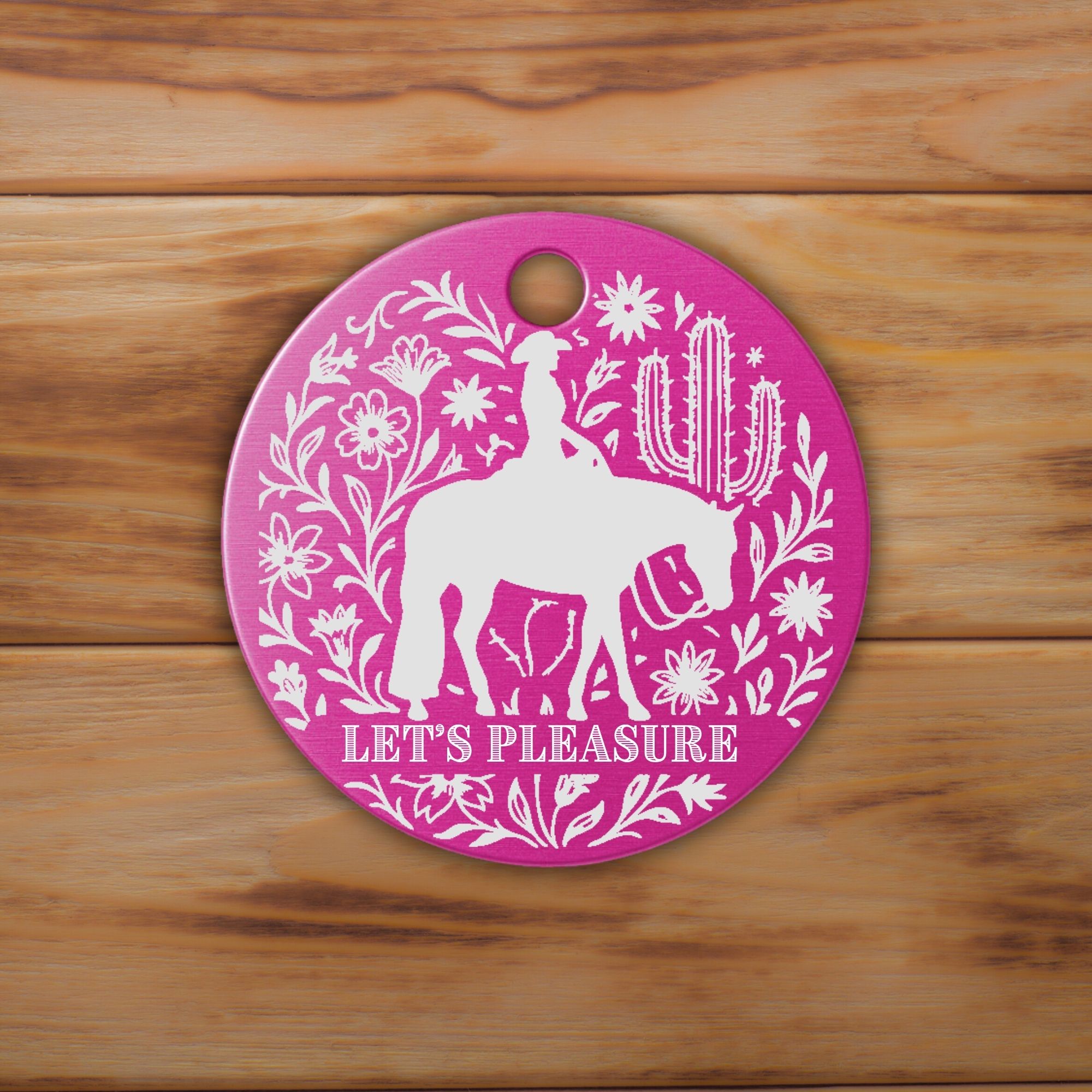 Schlüsselanhänger Western Personalisiert Logo Pferd