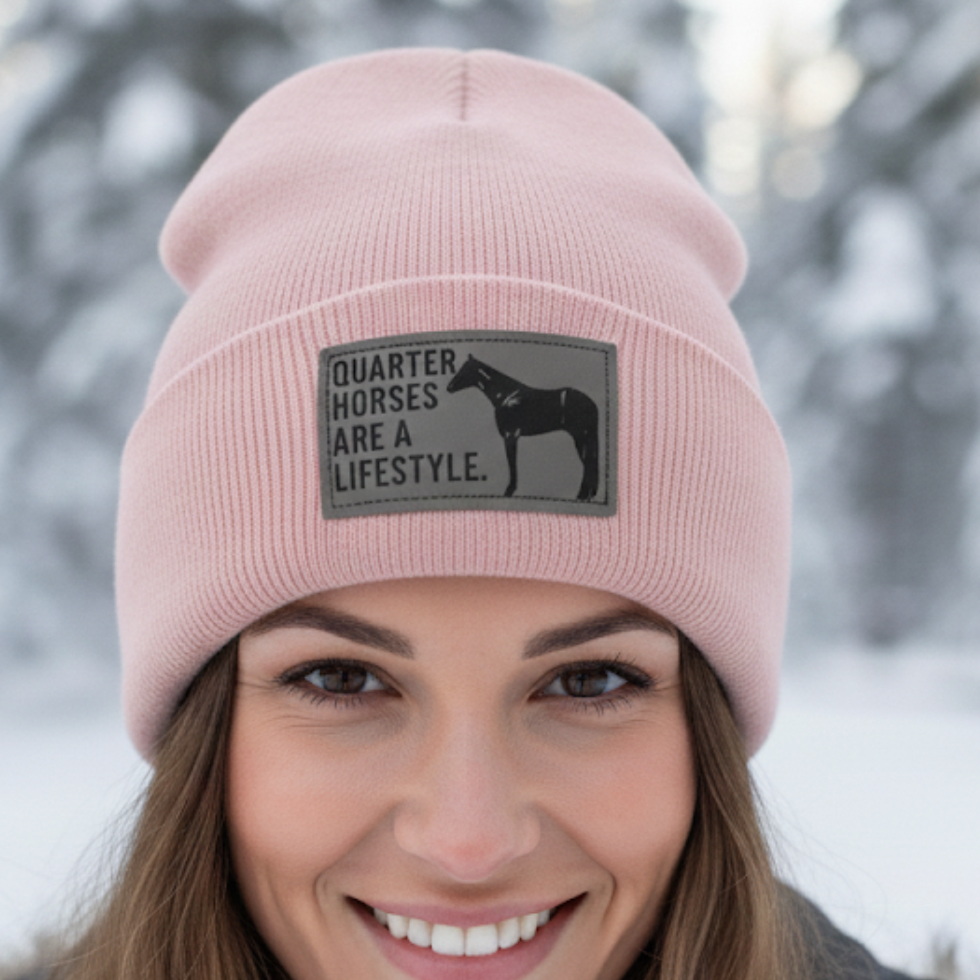 „Quarter Horses are a Lifestyle“ | Western Wintermütze I Beanie