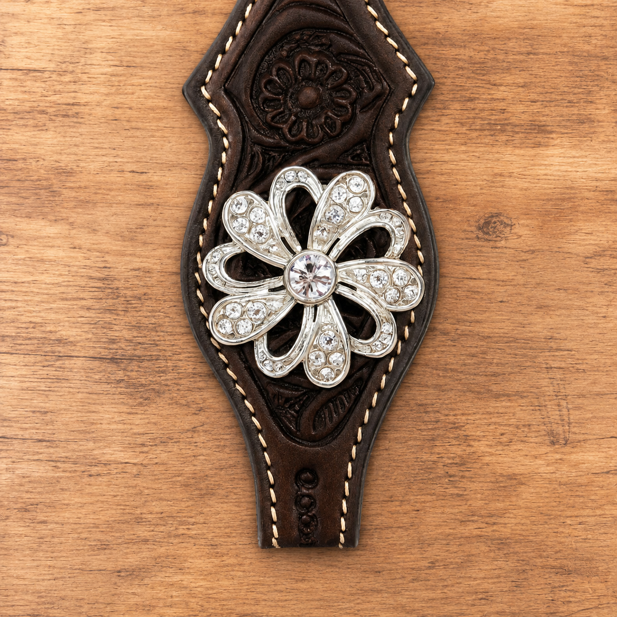 Flower Concho 1,5" mit Strass