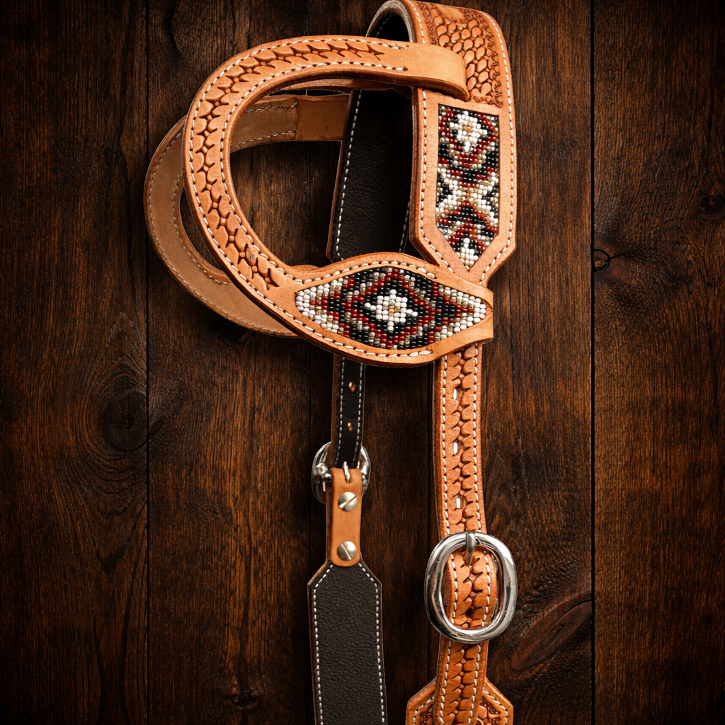 Zweiohrtrense Red Beads