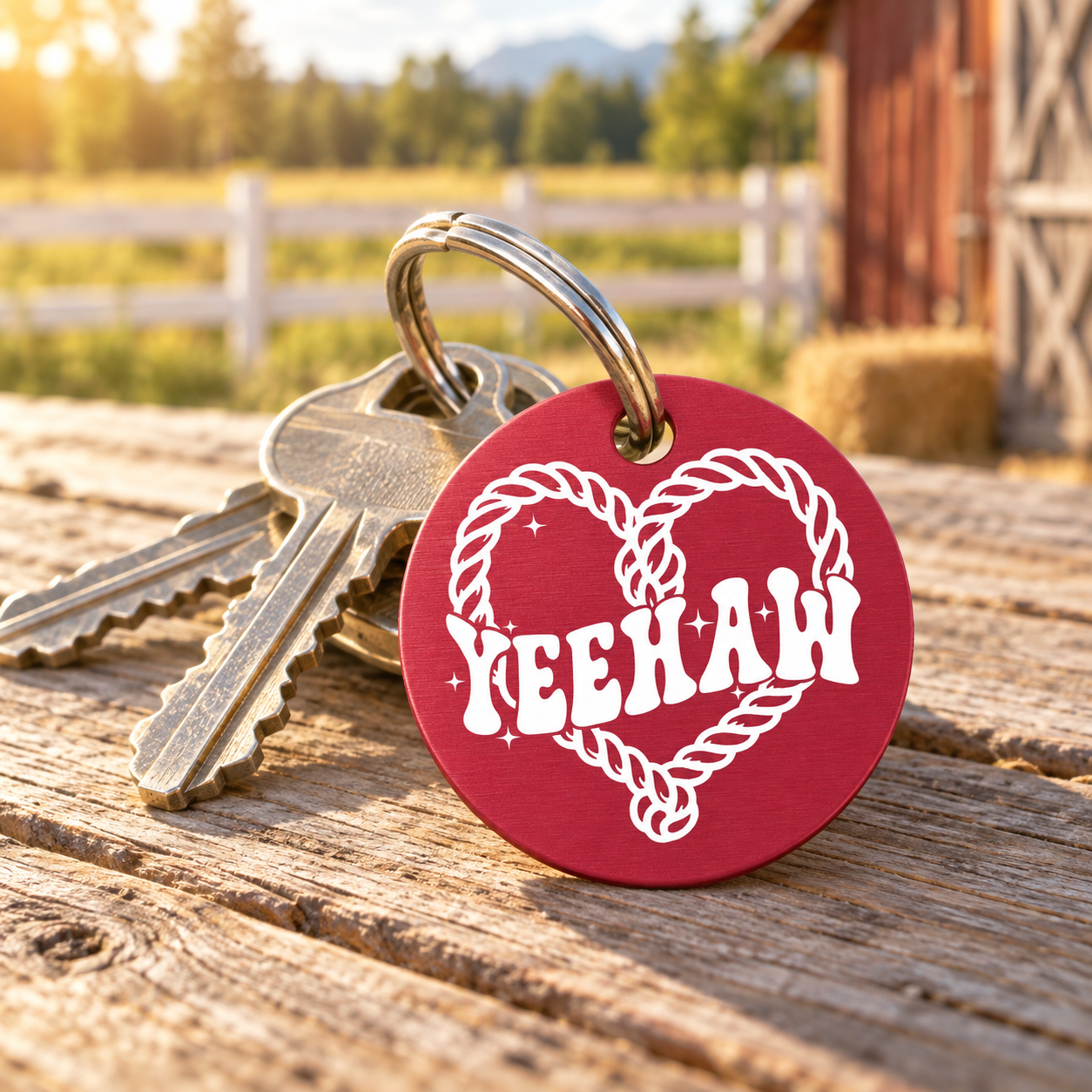 Schlüsselanhänger YEEHAW HEART