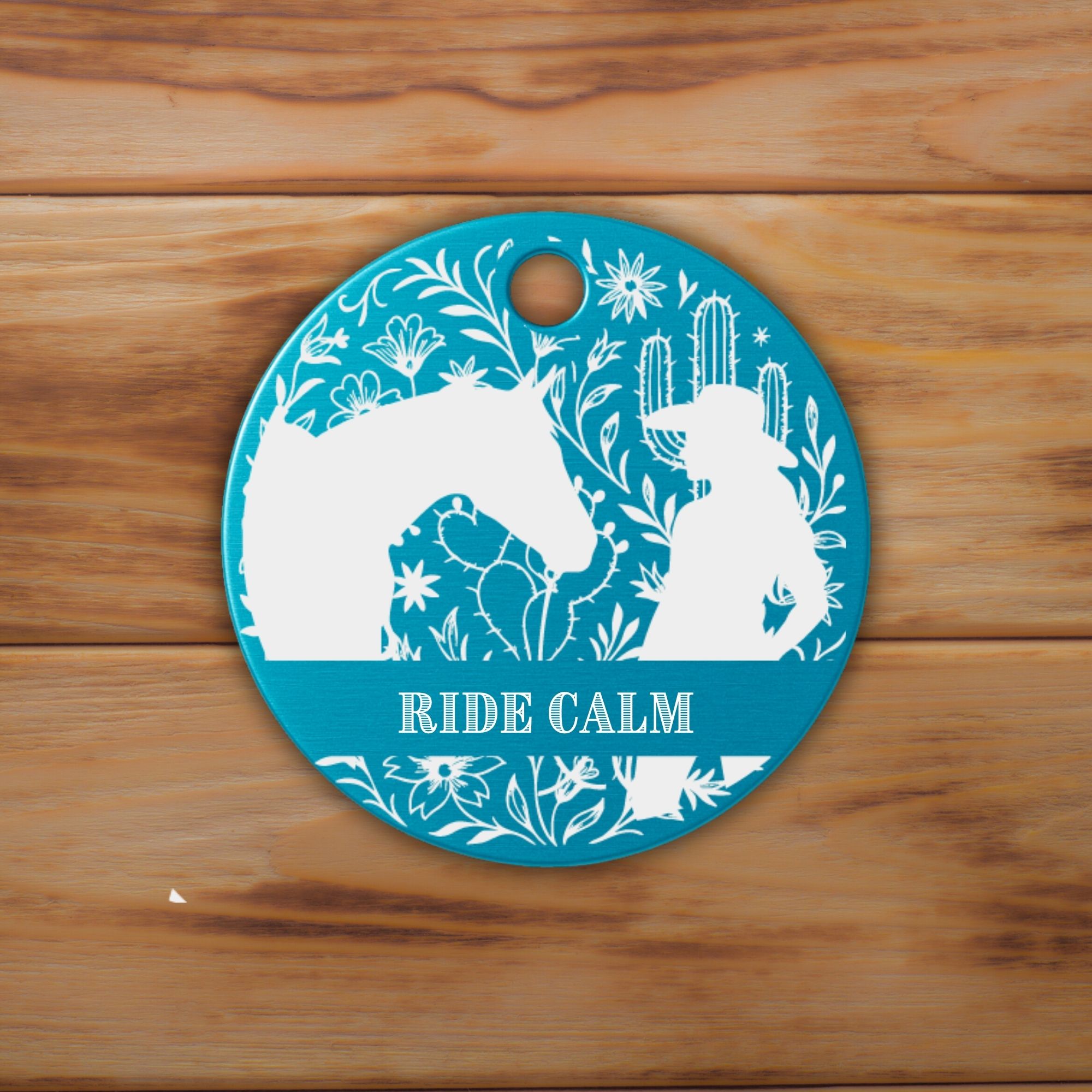 Schlüsselanhänger Western Personalisiert Logo Pferd