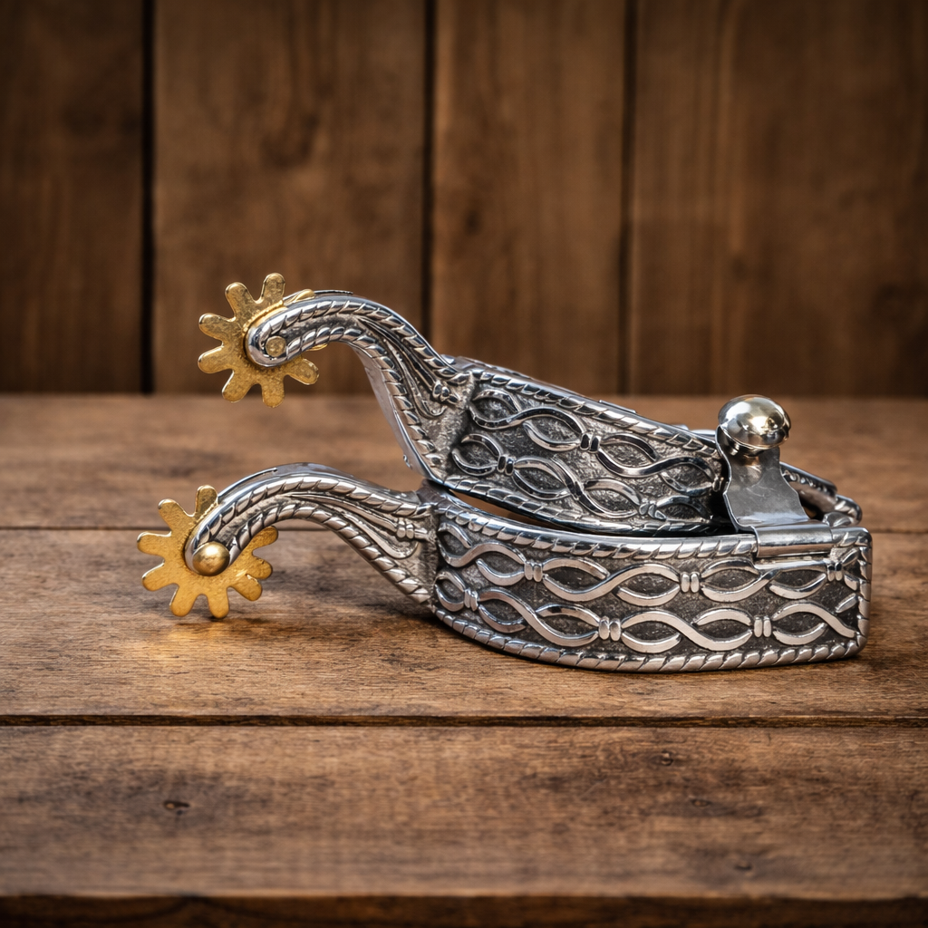 Western  Sporen Silver Pattern