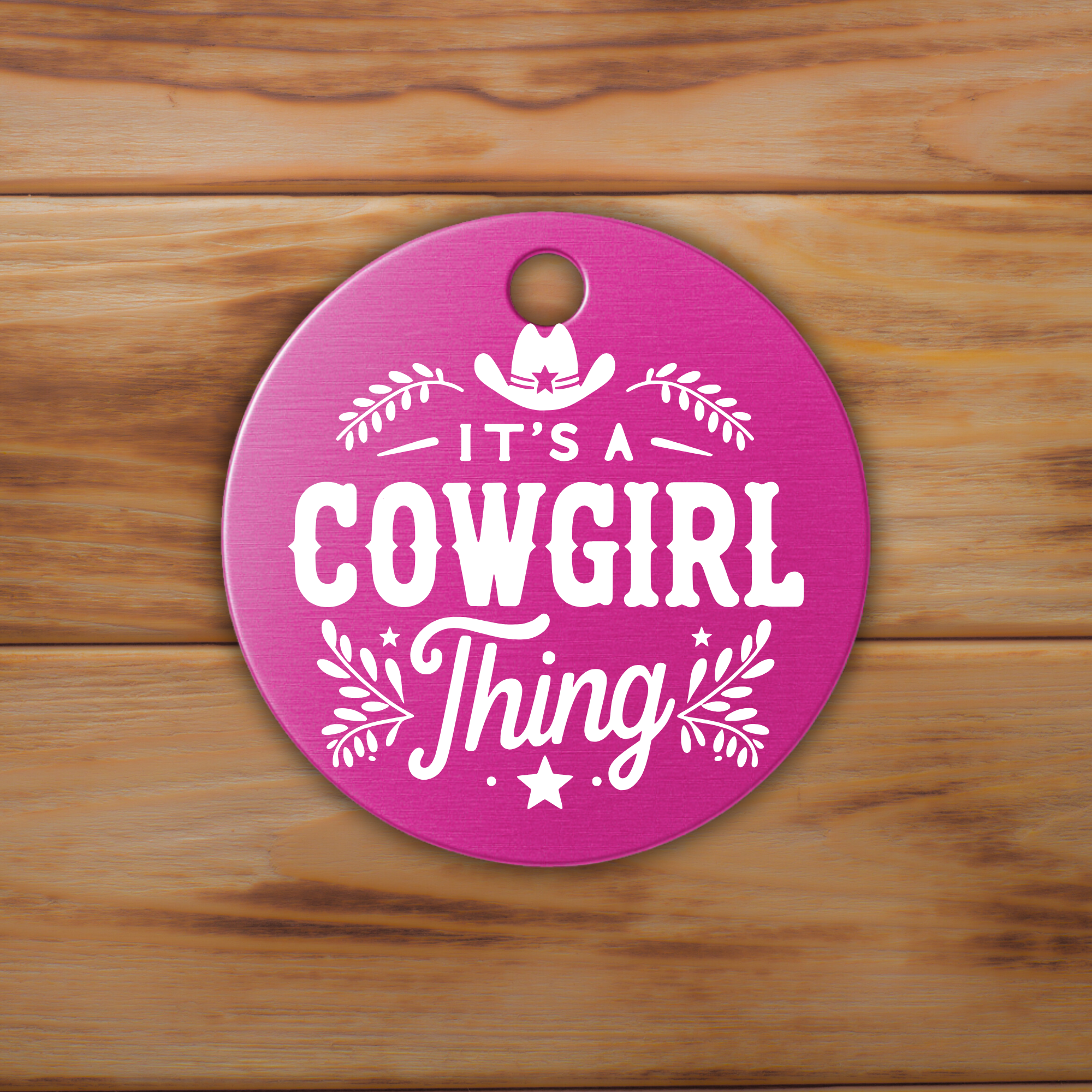 Schlüsselanhänger Western Personalisiert Logo Pferd