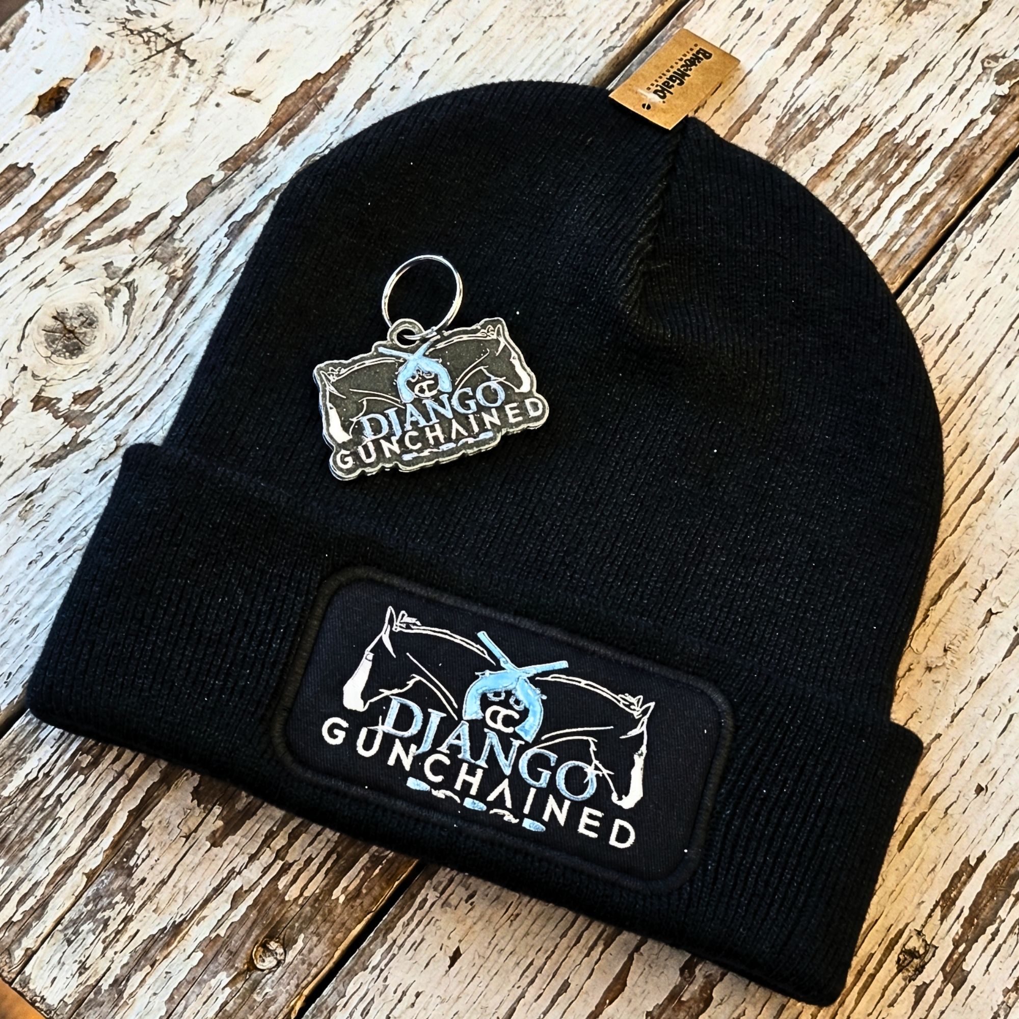 Personalisierte Western-Beanie mit Logodruck