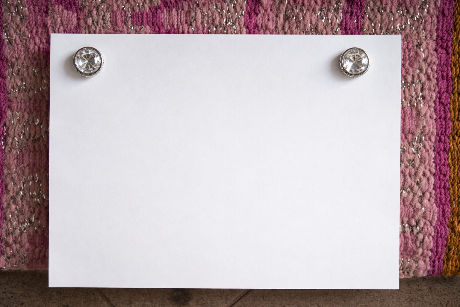 Number Holder Blanket Rund Strass