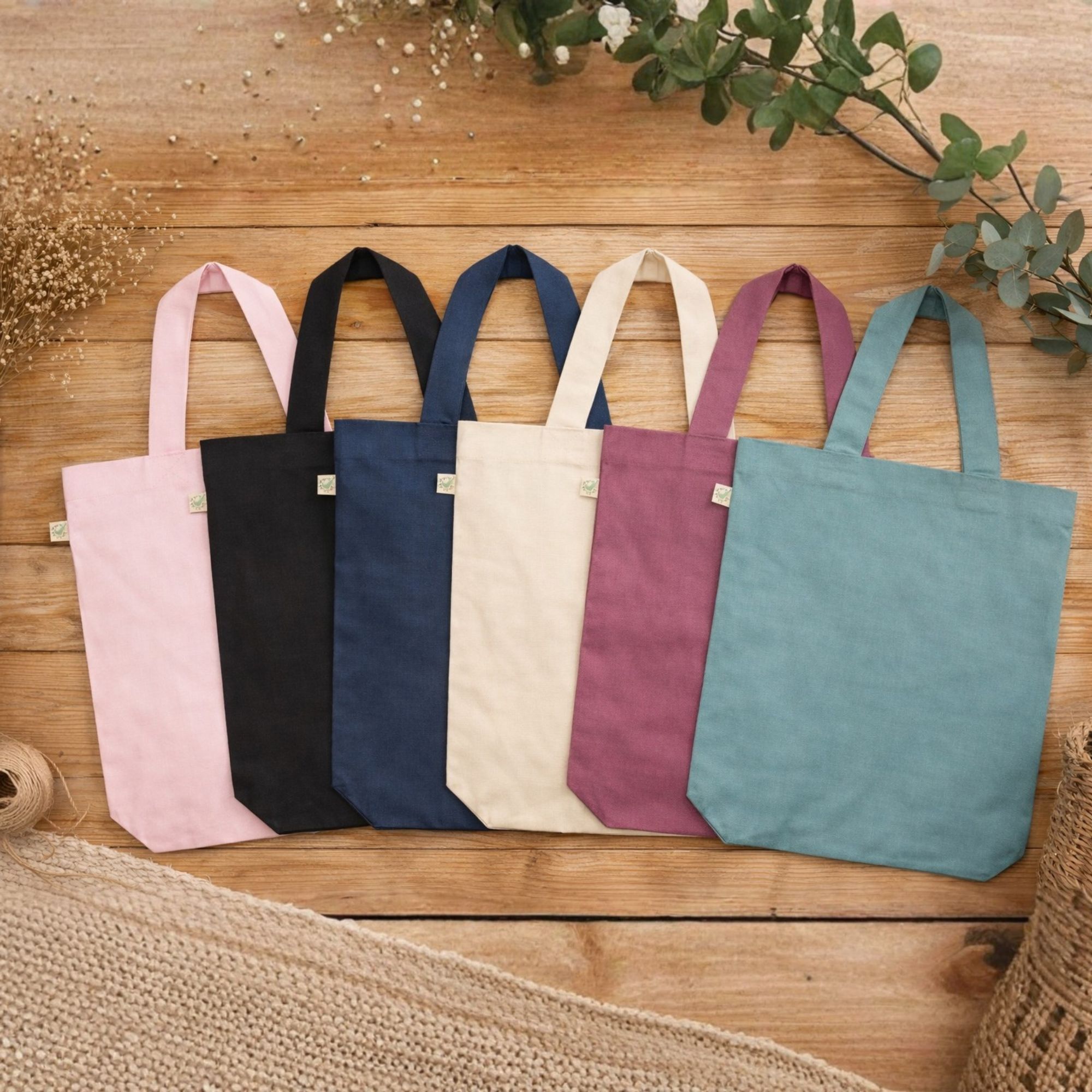 Baumwolltasche Springreiter
