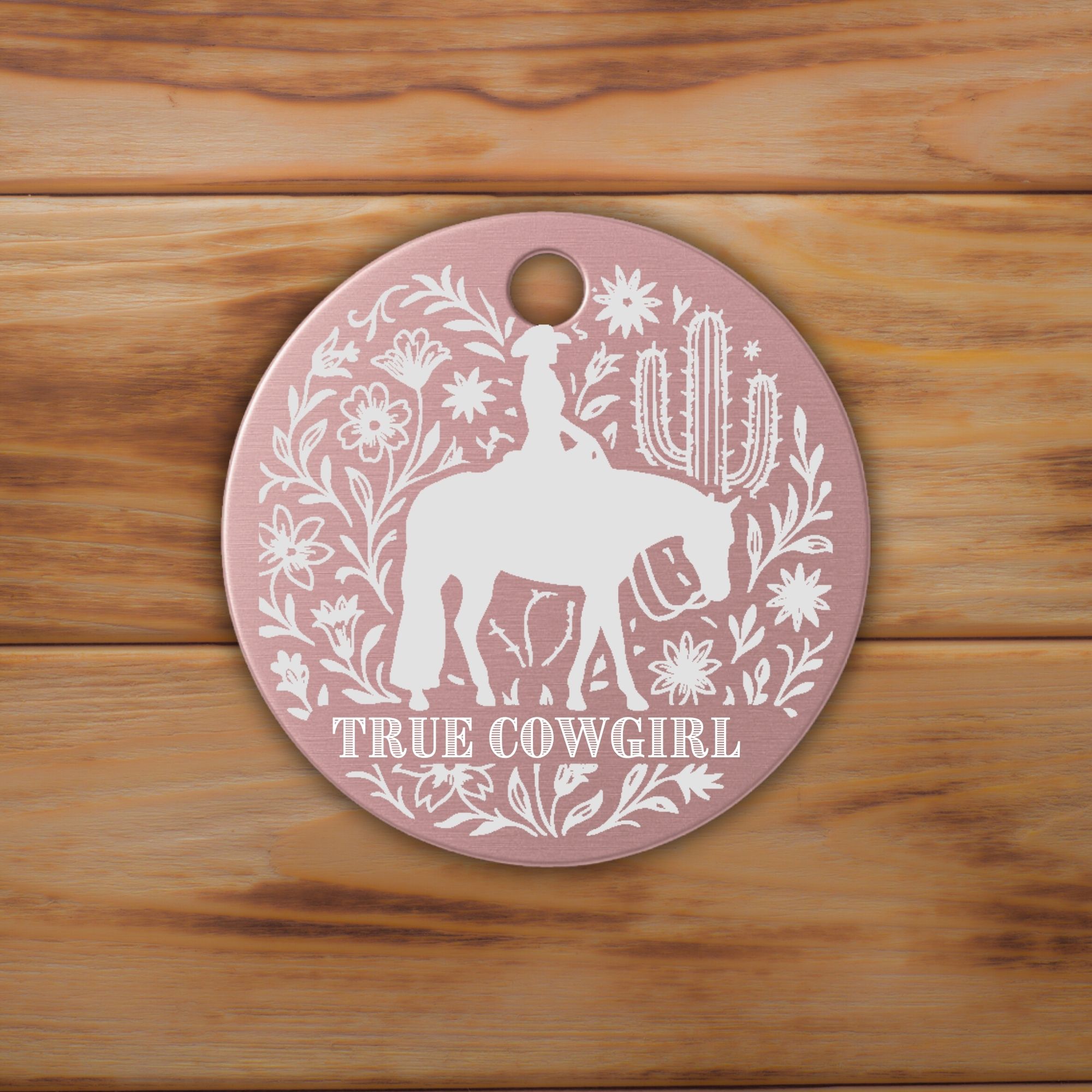 Schlüsselanhänger Western Personalisiert Logo Pferd