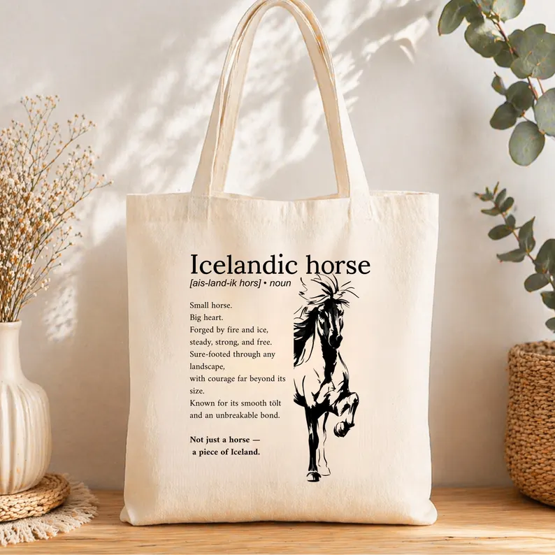 Baumwolltasche Pferde-Definition