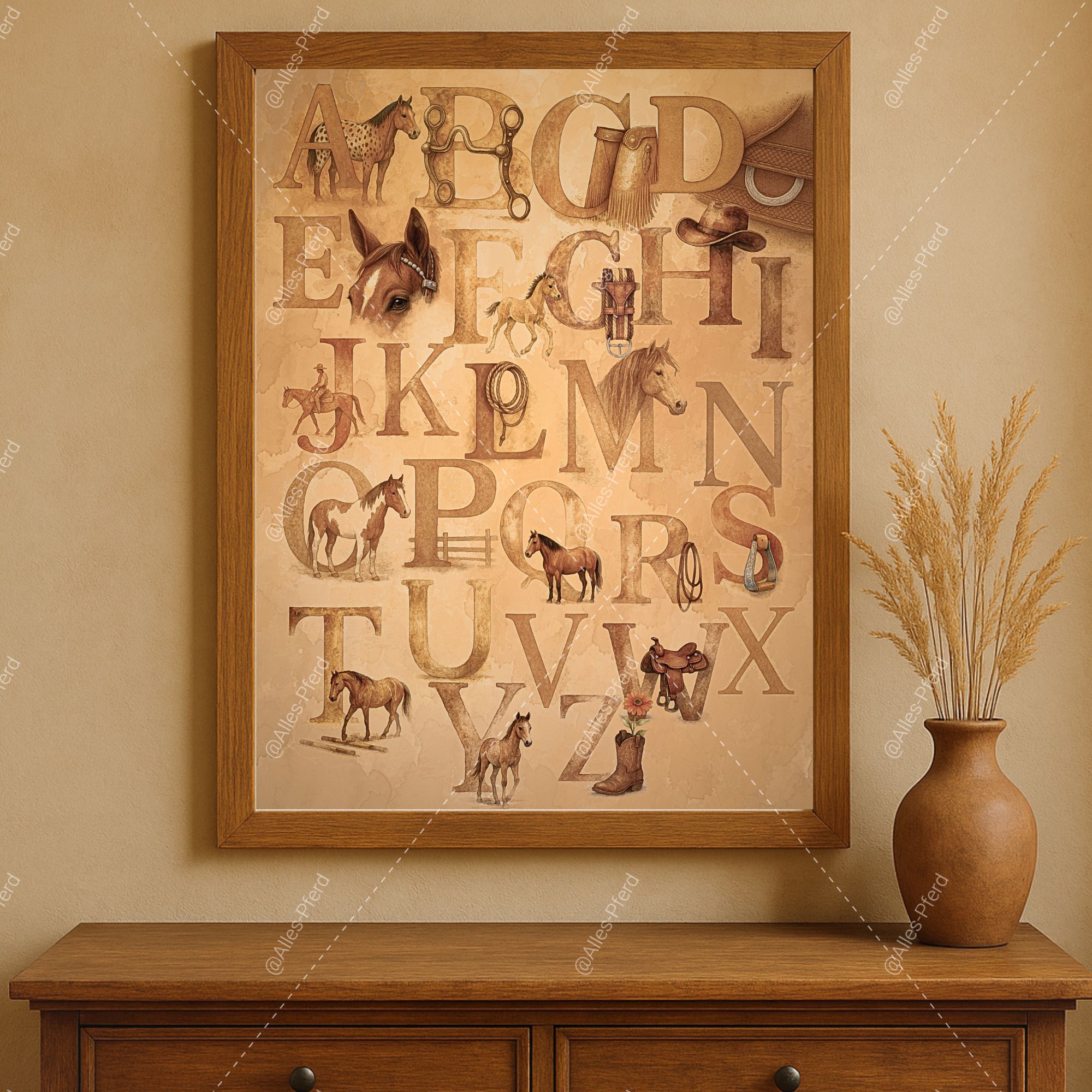 Western Poster Westernreiten Country 