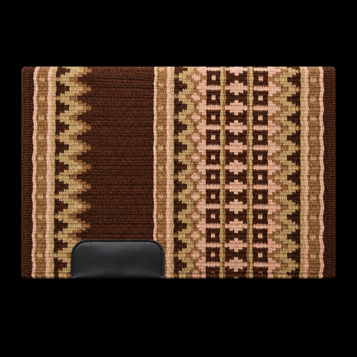 Showblanket Braun und Rosa