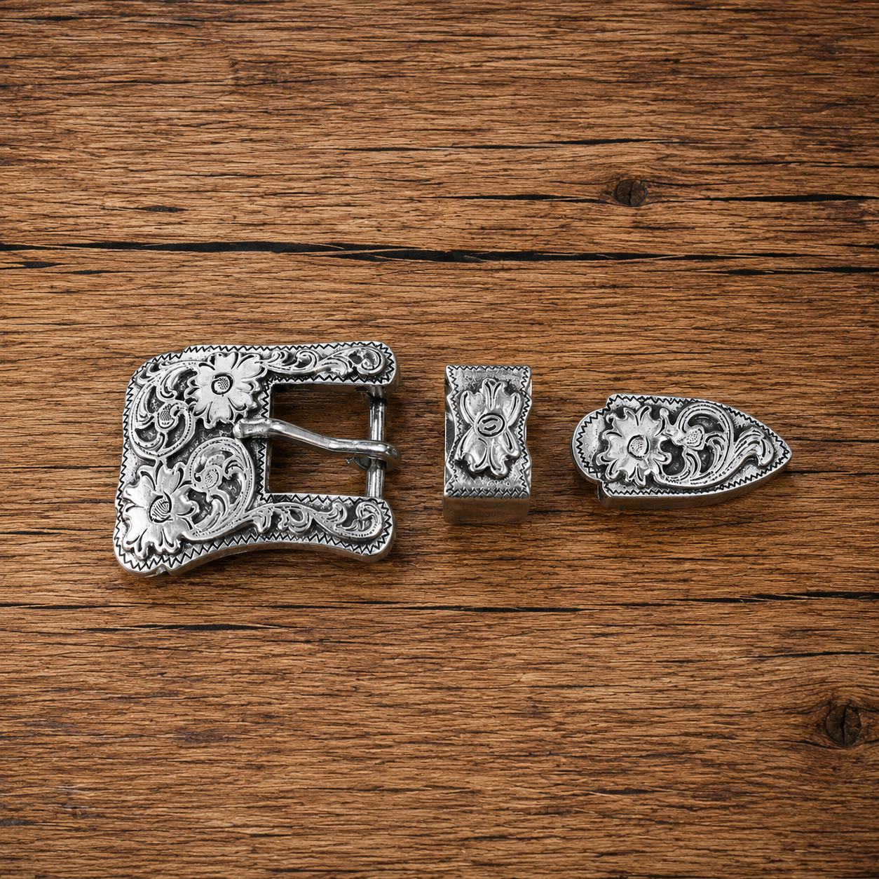 Trensenschnalle Gun Silver für Westerntrensen
