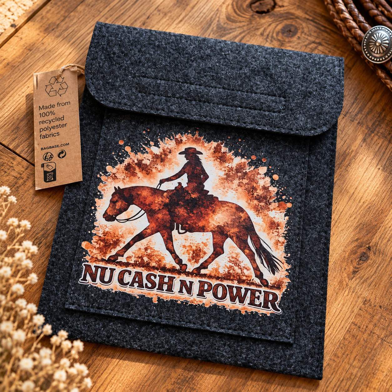 Personalisierte Equidenpasstasche Aquarell