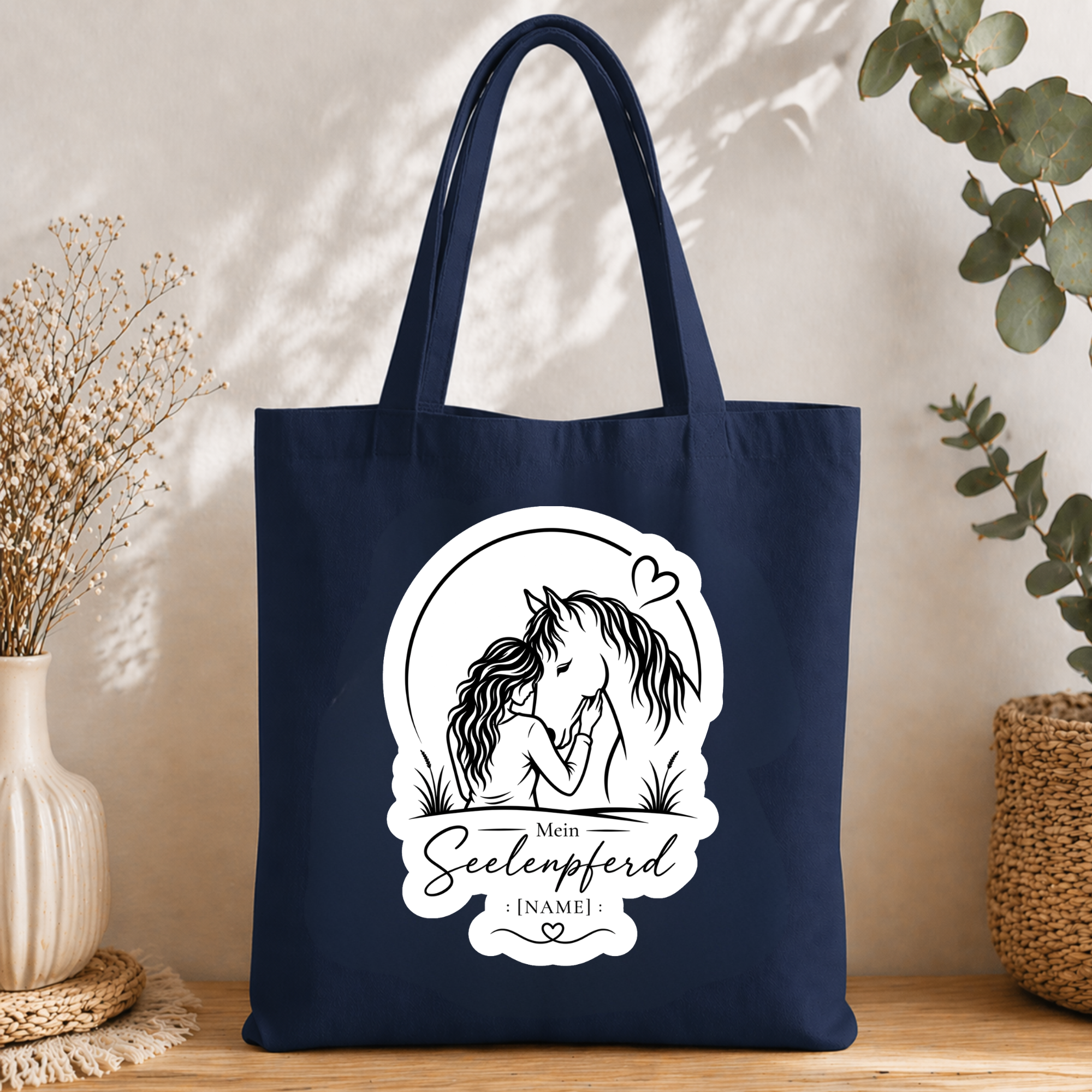 Baumwolltasche Seelenpferd