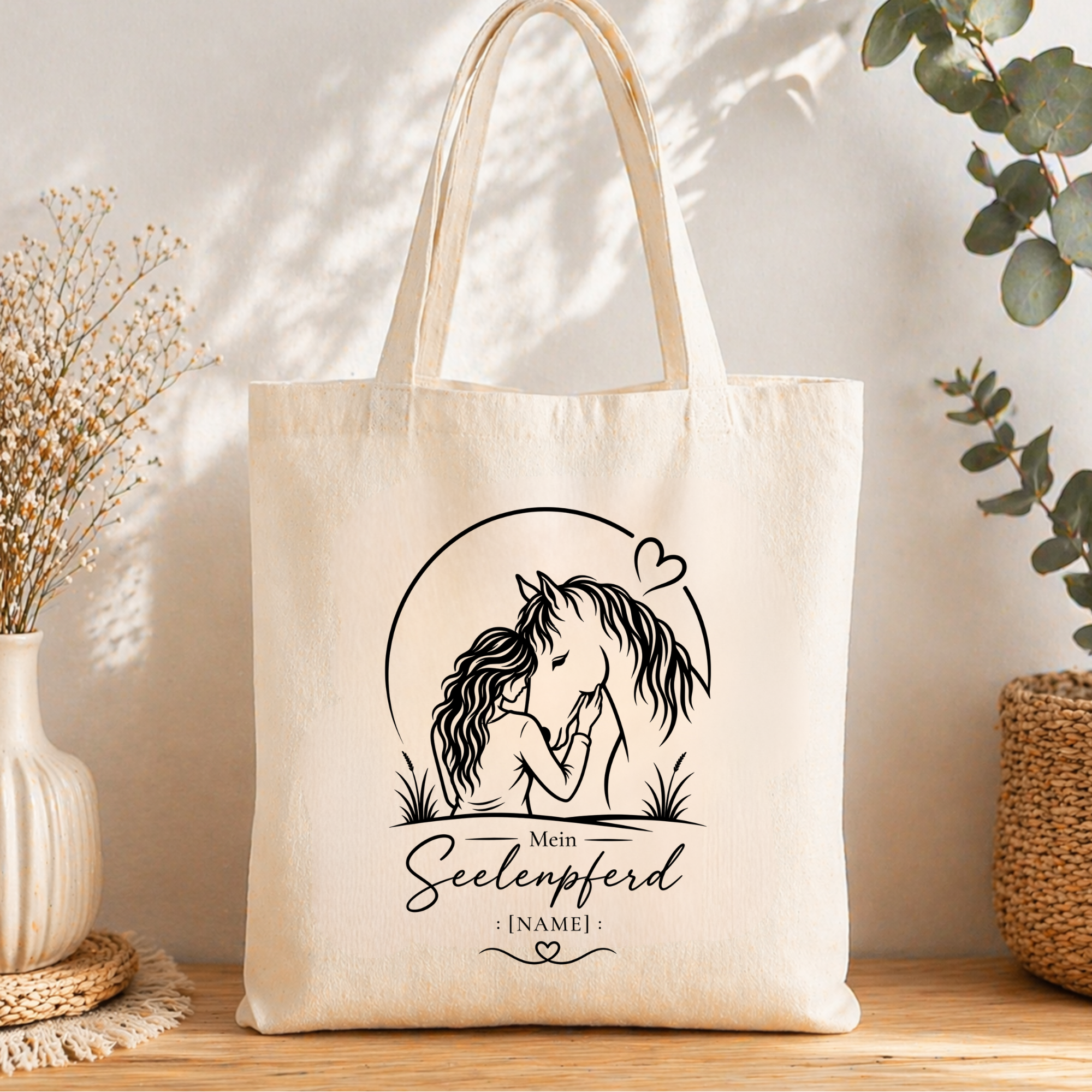 Baumwolltasche Seelenpferd