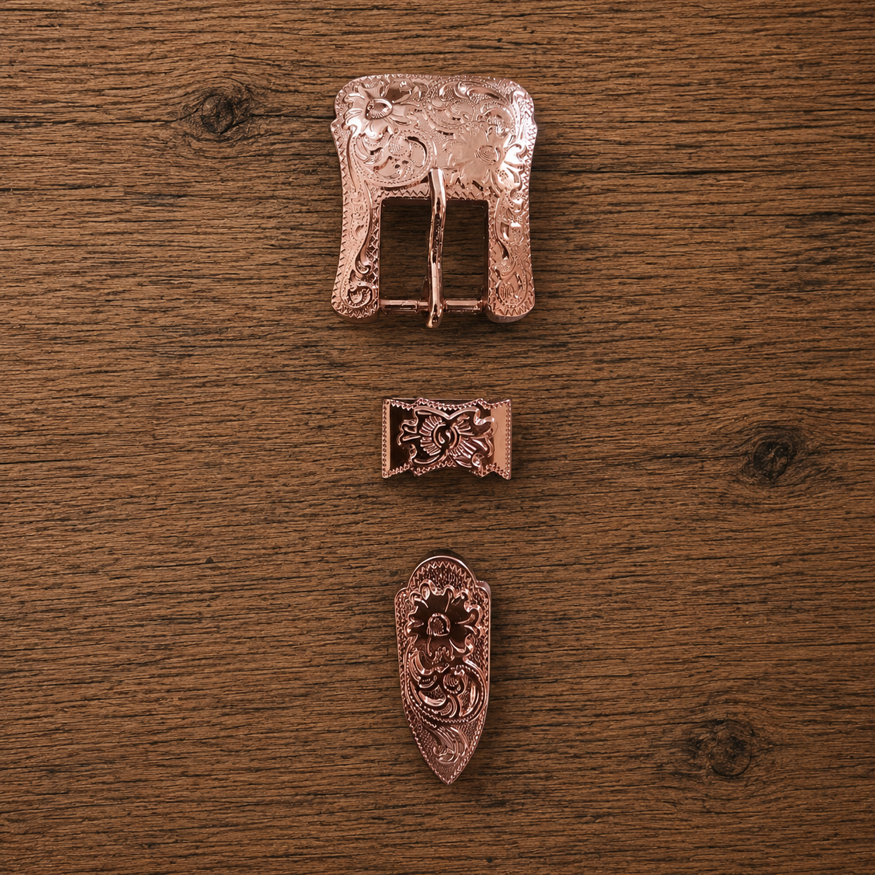 Schnallen & Conchoset Rose Gold