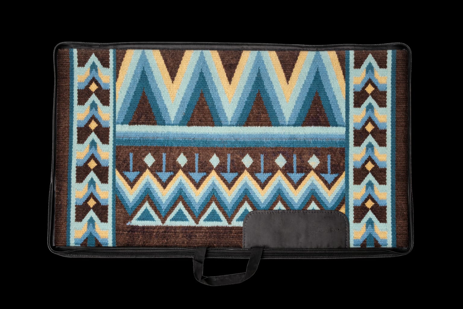 Showblanket Ranch Türkis & Braun