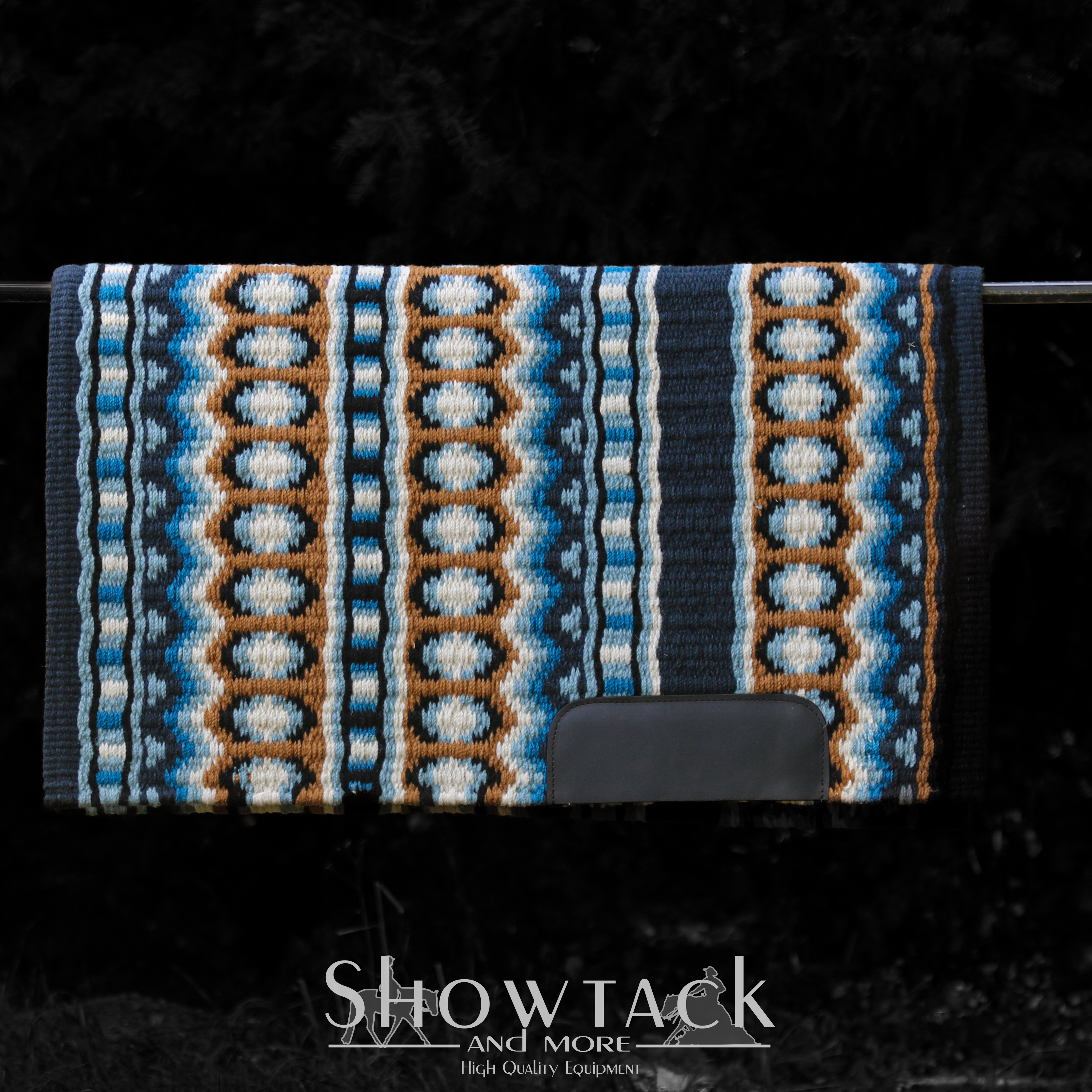 Western Showblanket Show Blanket  Blau 