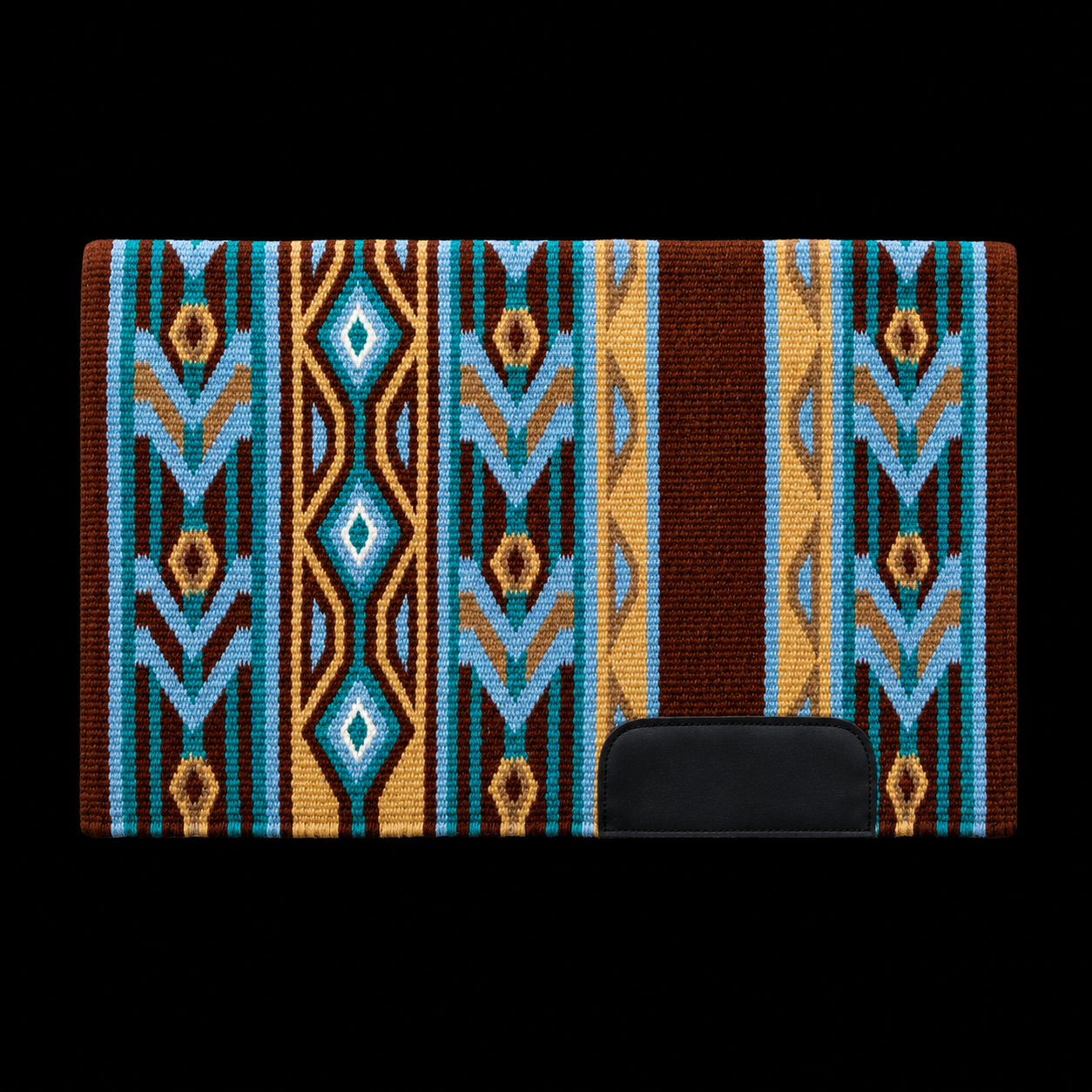 Showblanket Ranch Türkis & Braun