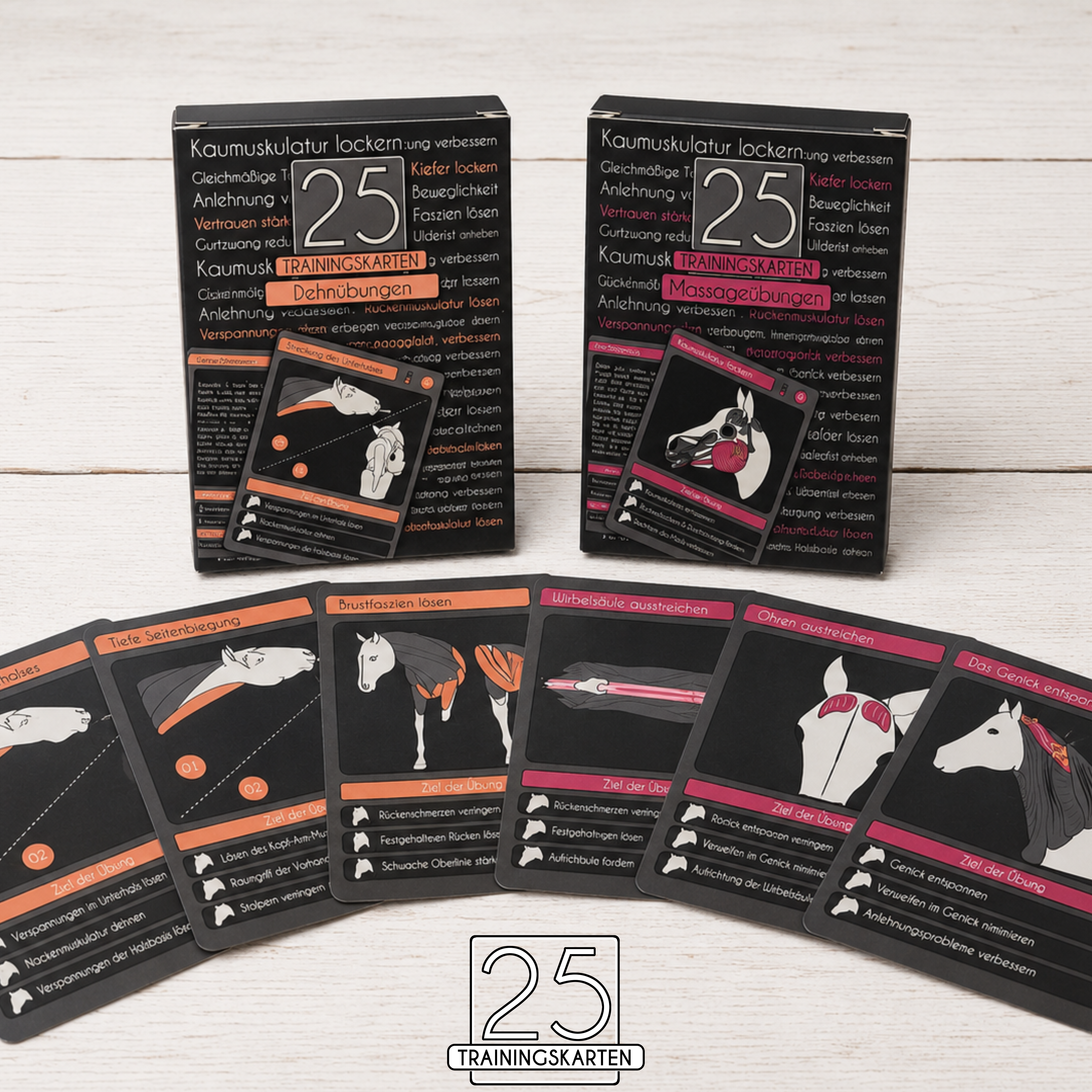 Dehn- und Massageübungen 25 Trainingskarten