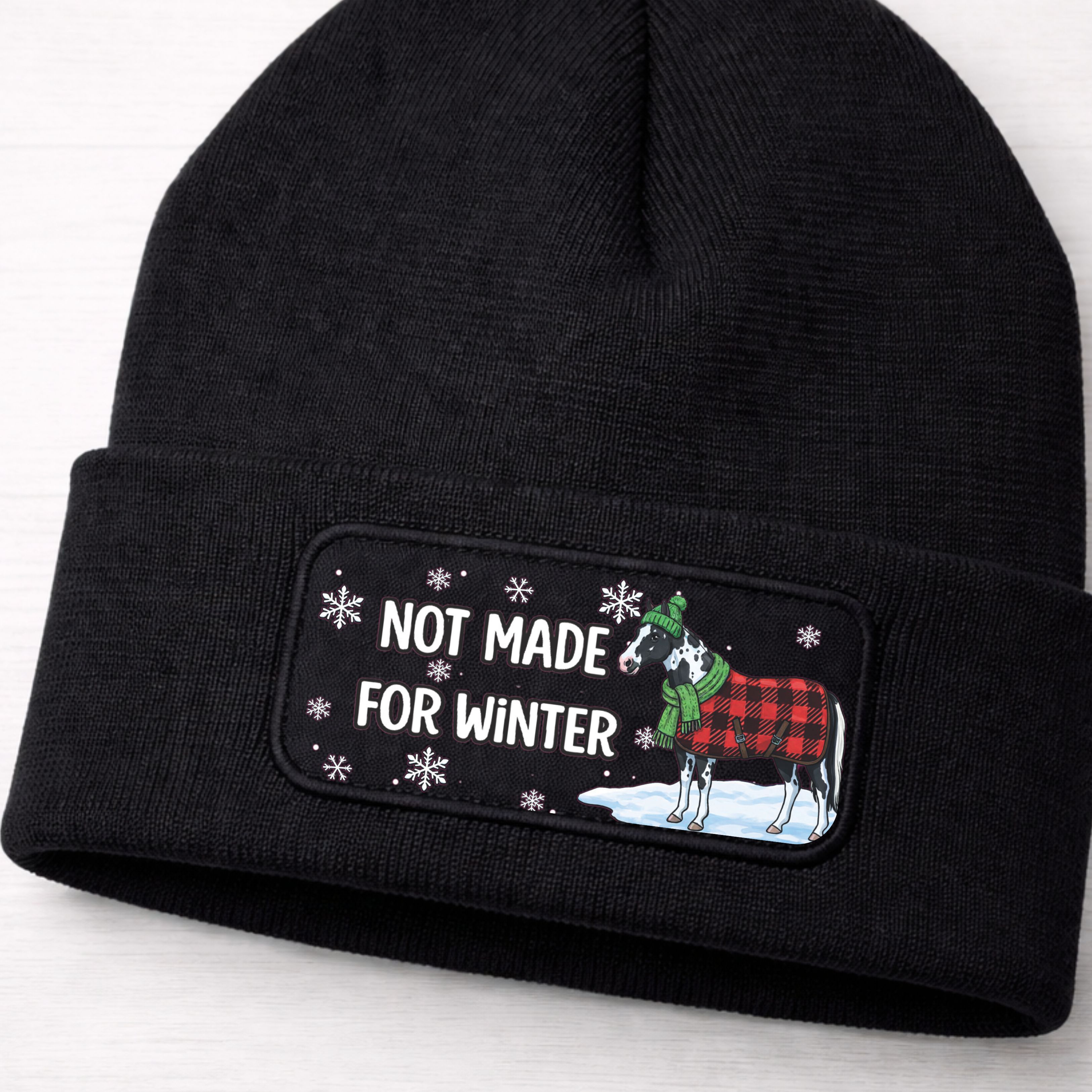 Beanie Not Made for Winter – Horse Edition