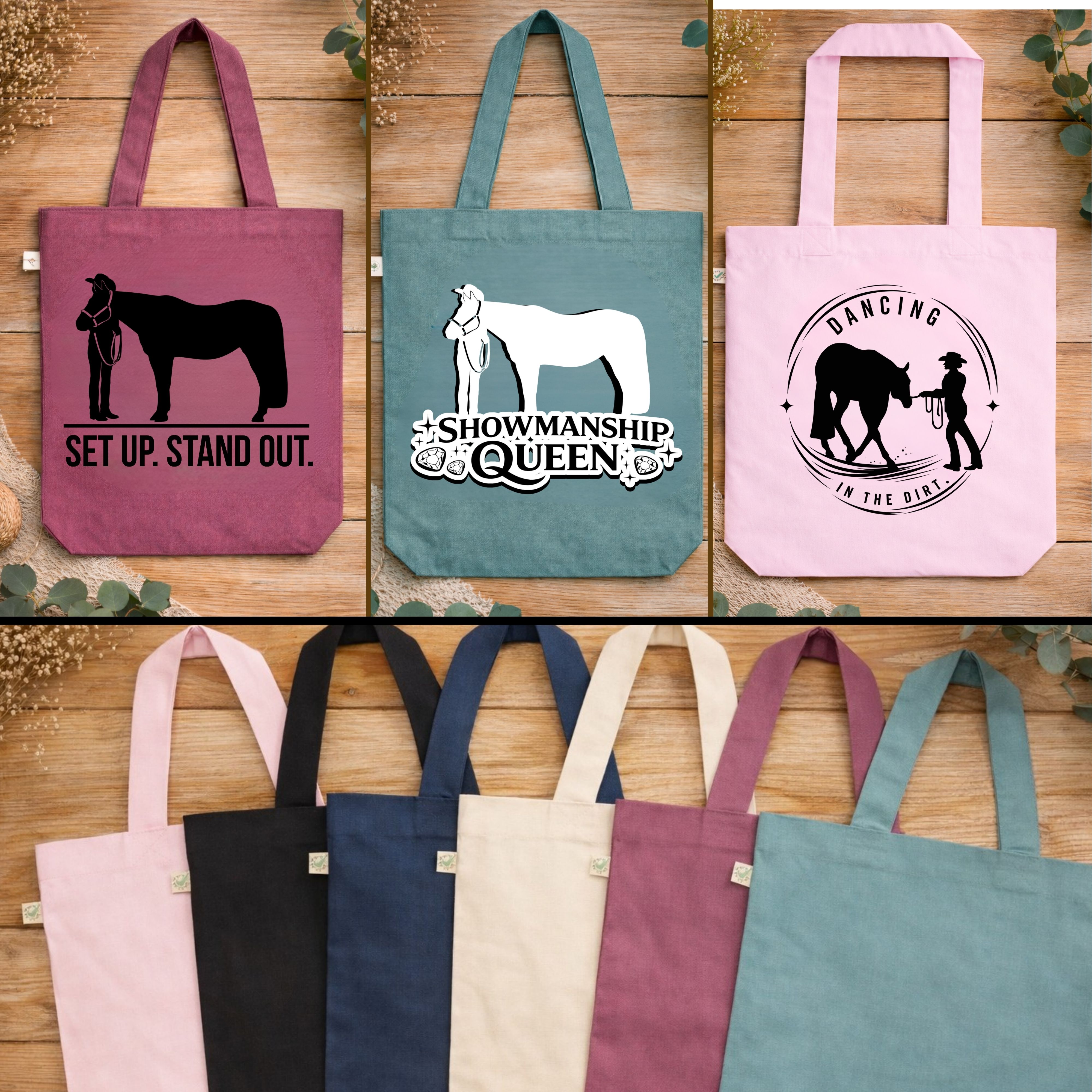Bio-Baumwolltasche Showmanship