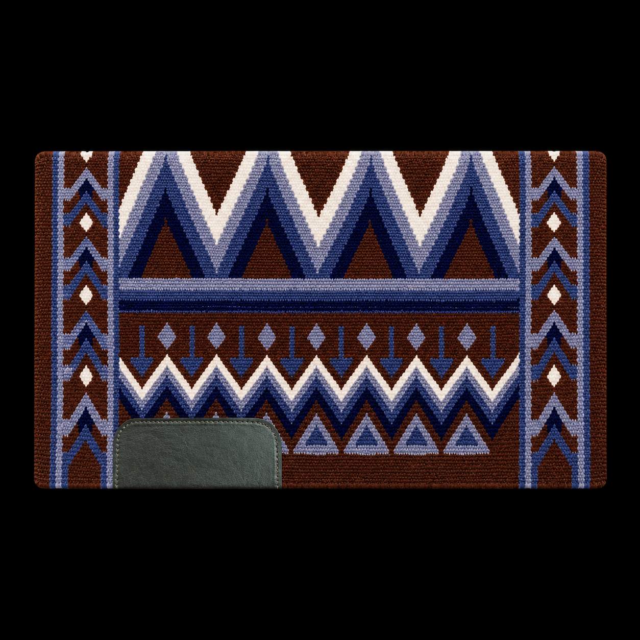 Showblanket Ranch Blau und Braun