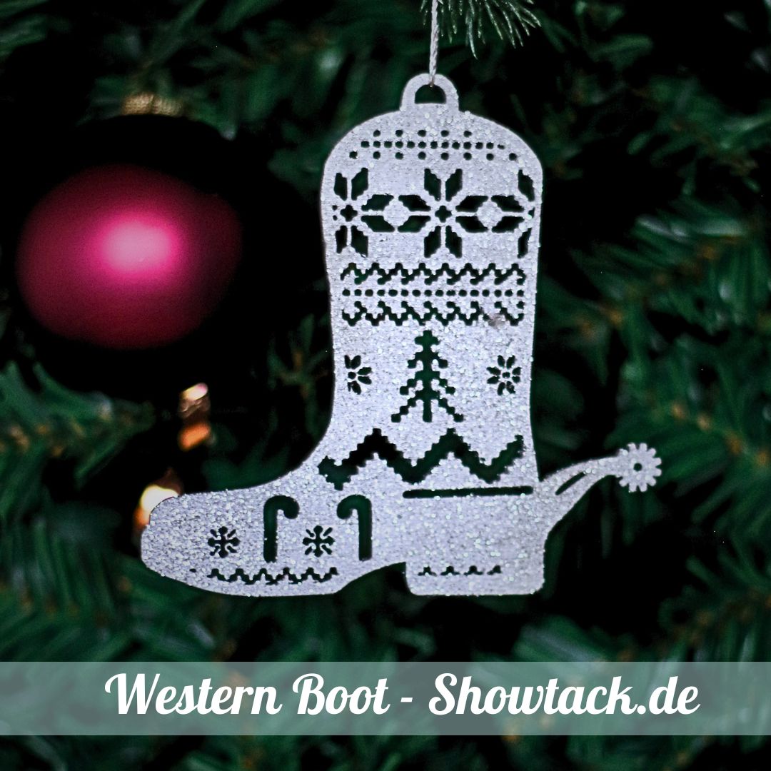 Boot Western Baumschmuck - Showtack.de