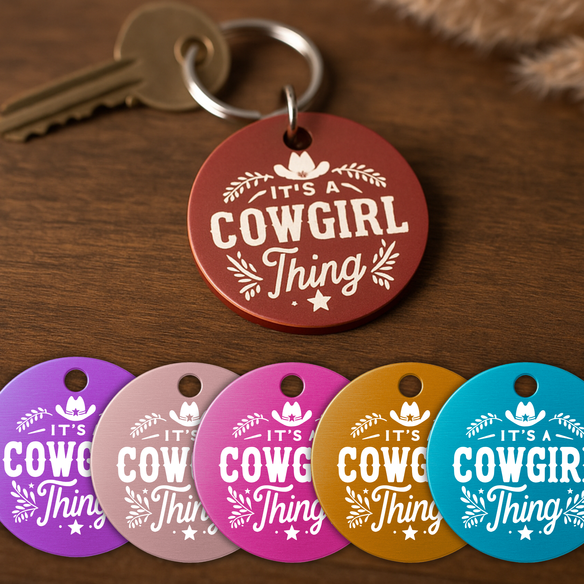 Schlüsselanhänger Western