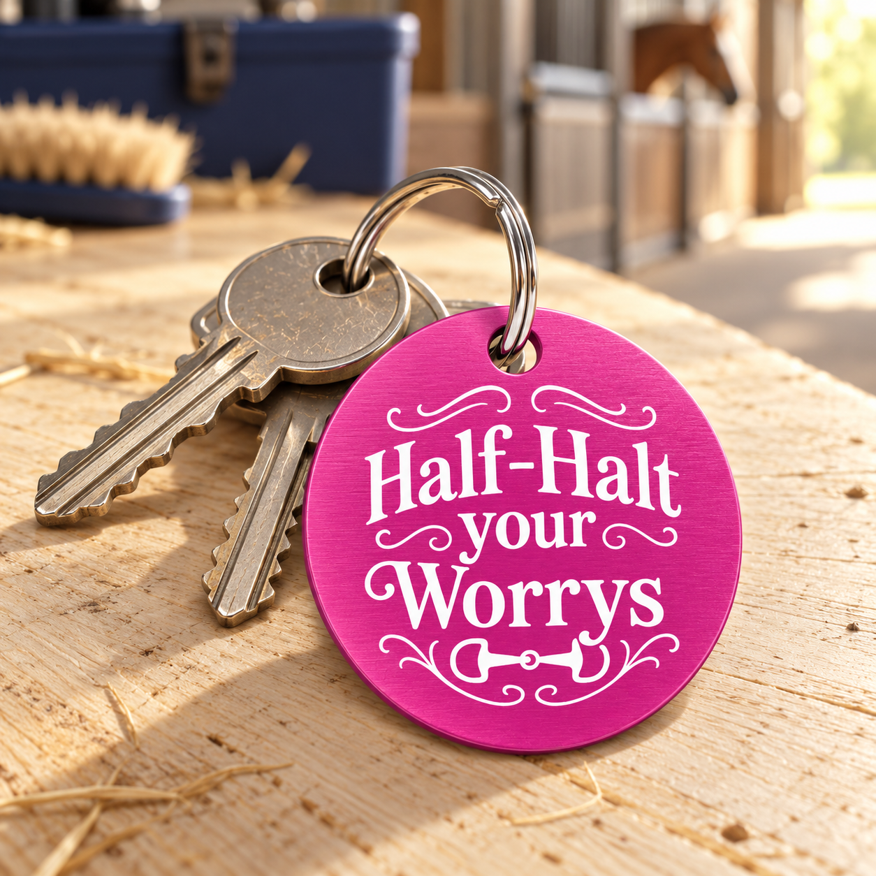 Schlüsselanhänger Half Halt