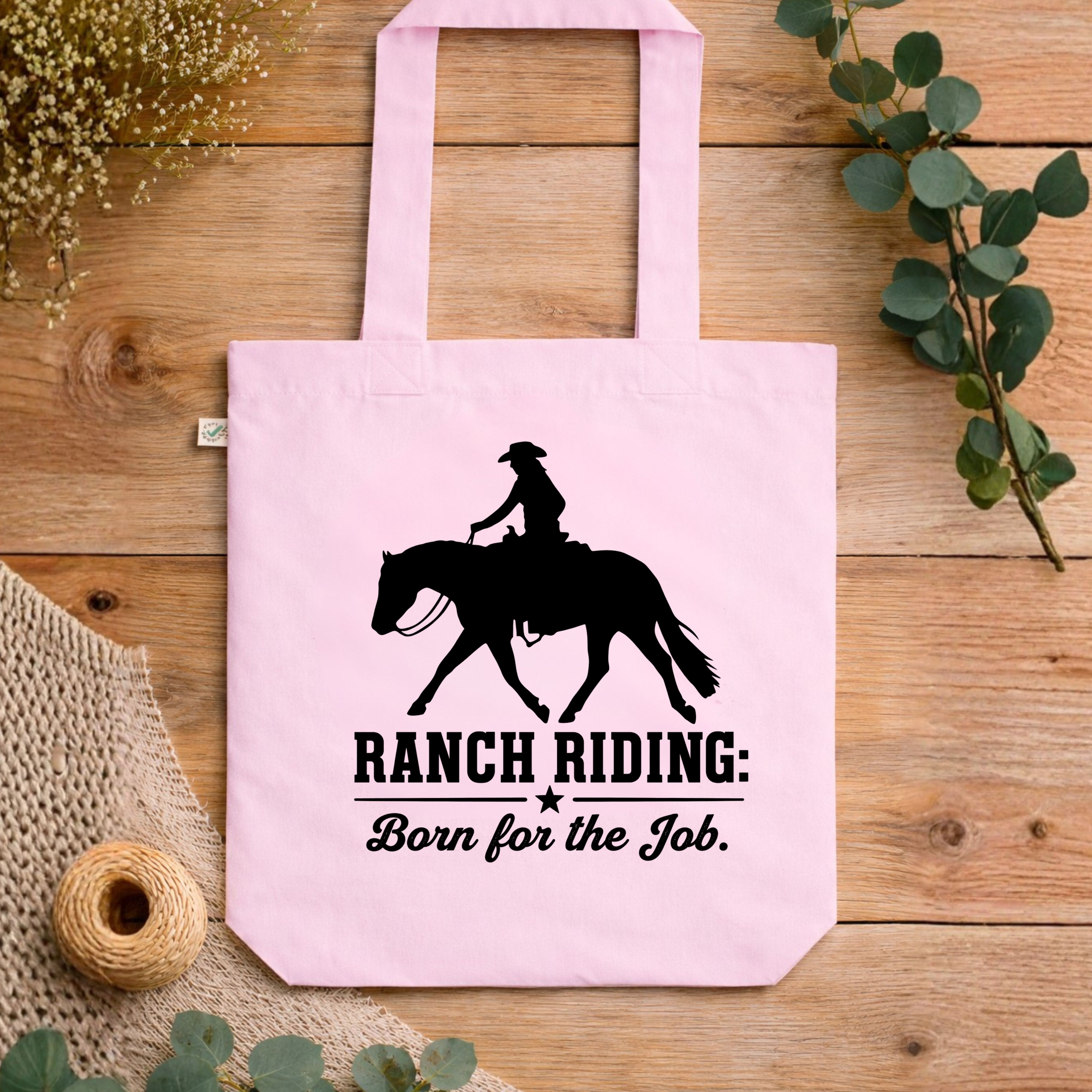 Bio-Baumwolltasche Ranch Riding