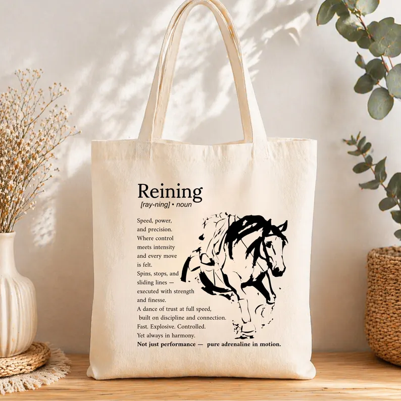 Baumwolltasche Pferde-Definition