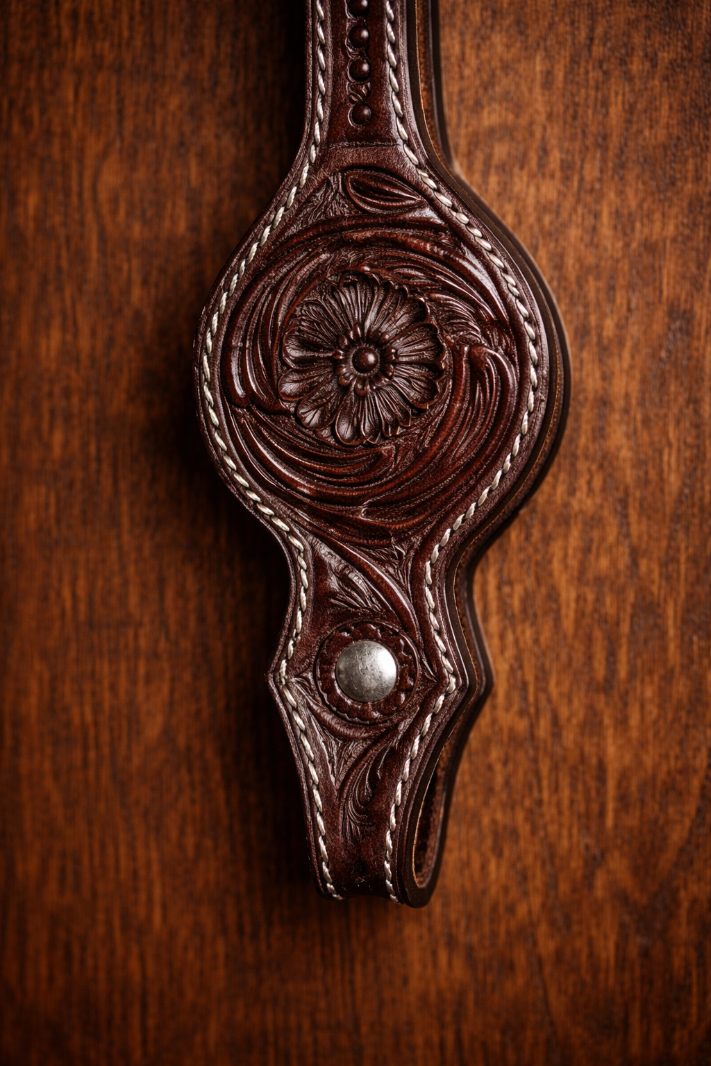 Zweiohrtrense Flower Round Dark Brown
