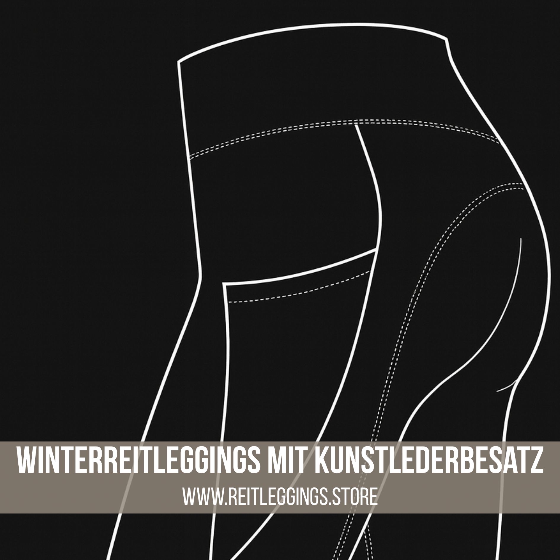 Reitleggings Kunsleder Leder
