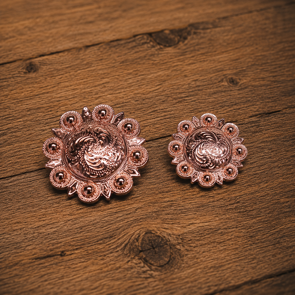 Schnallen & Conchoset Rose Gold