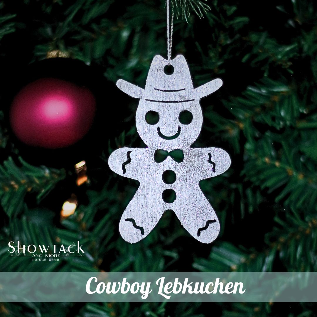 Cowboy Lebkuchen Westernbaumschmuck