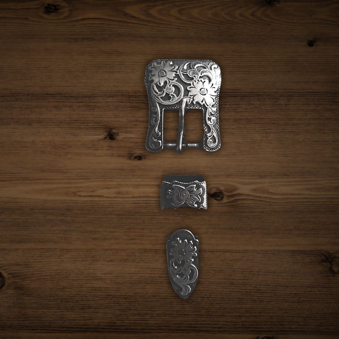 Trensenschnalle Gun Silver