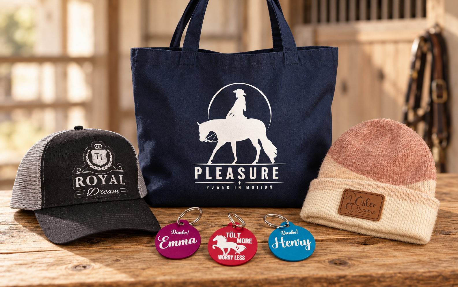 Individuelles Set aus Produkten mit eigenem Logo