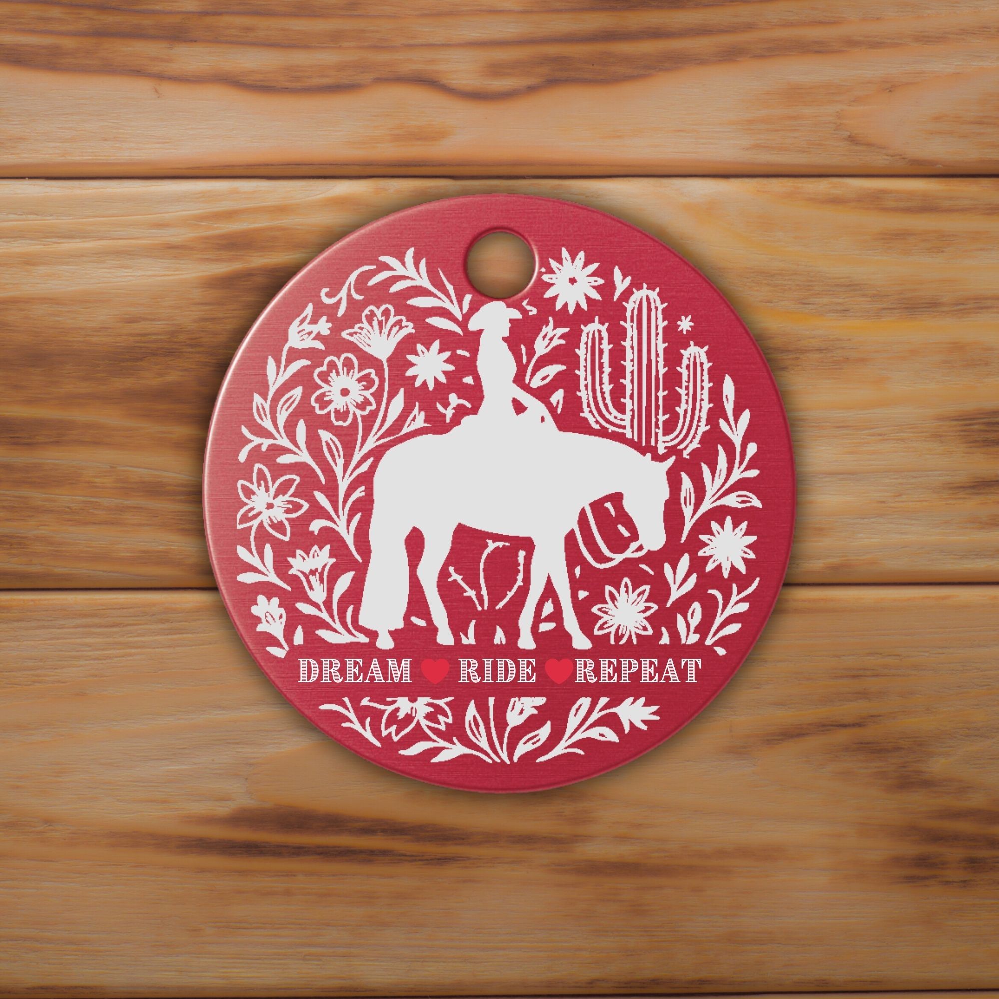 Schlüsselanhänger Western Personalisiert Logo Pferd