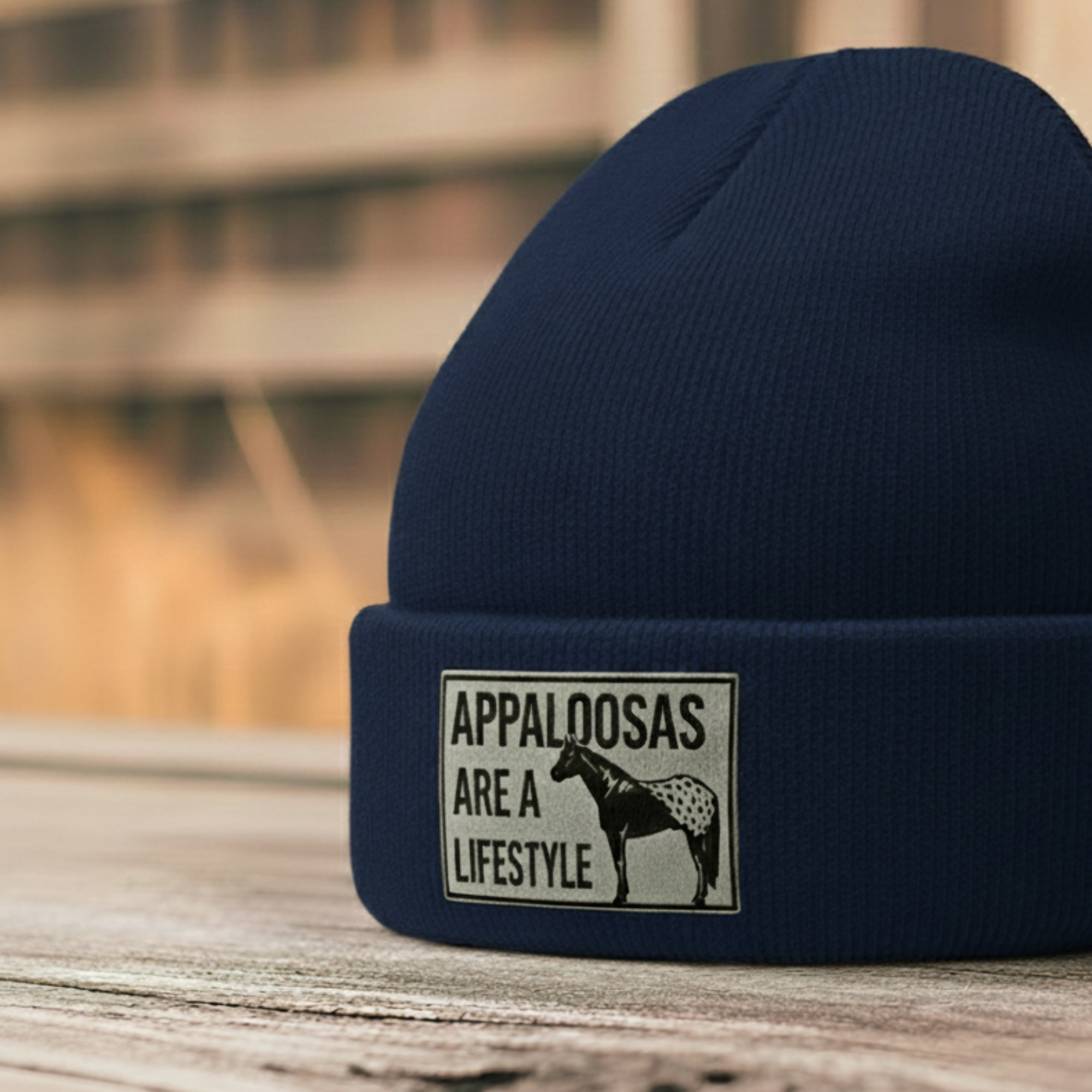 Beanie " Appaloosas are a  Lifestyle "