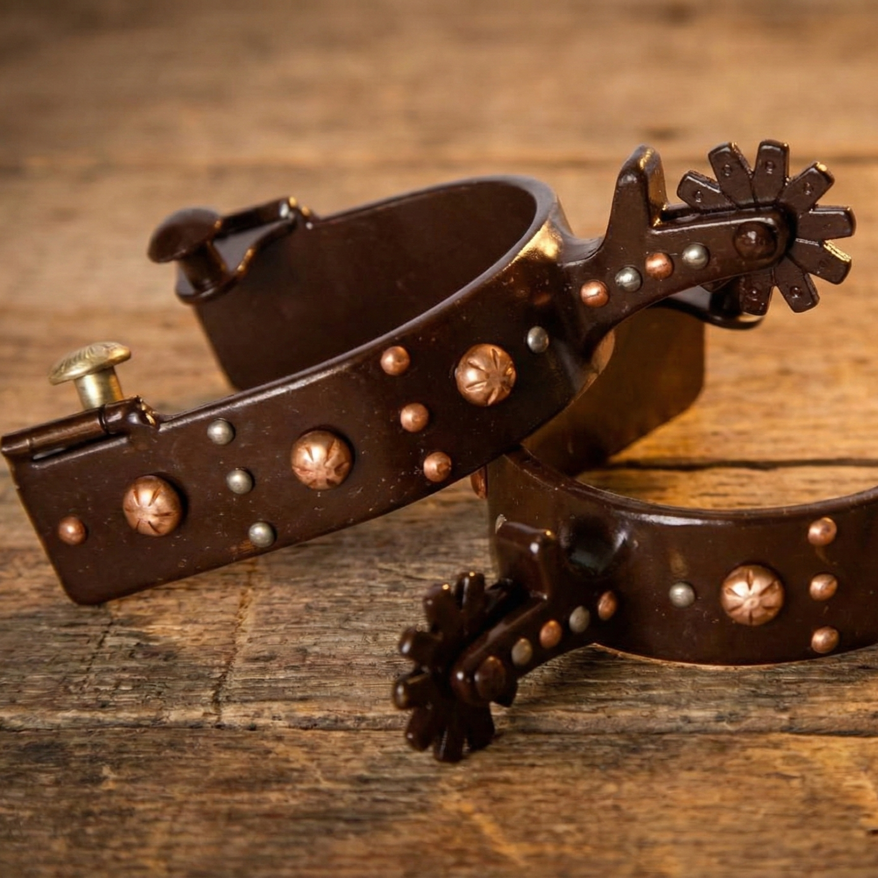 Westernsporen Ladies Copper Brown