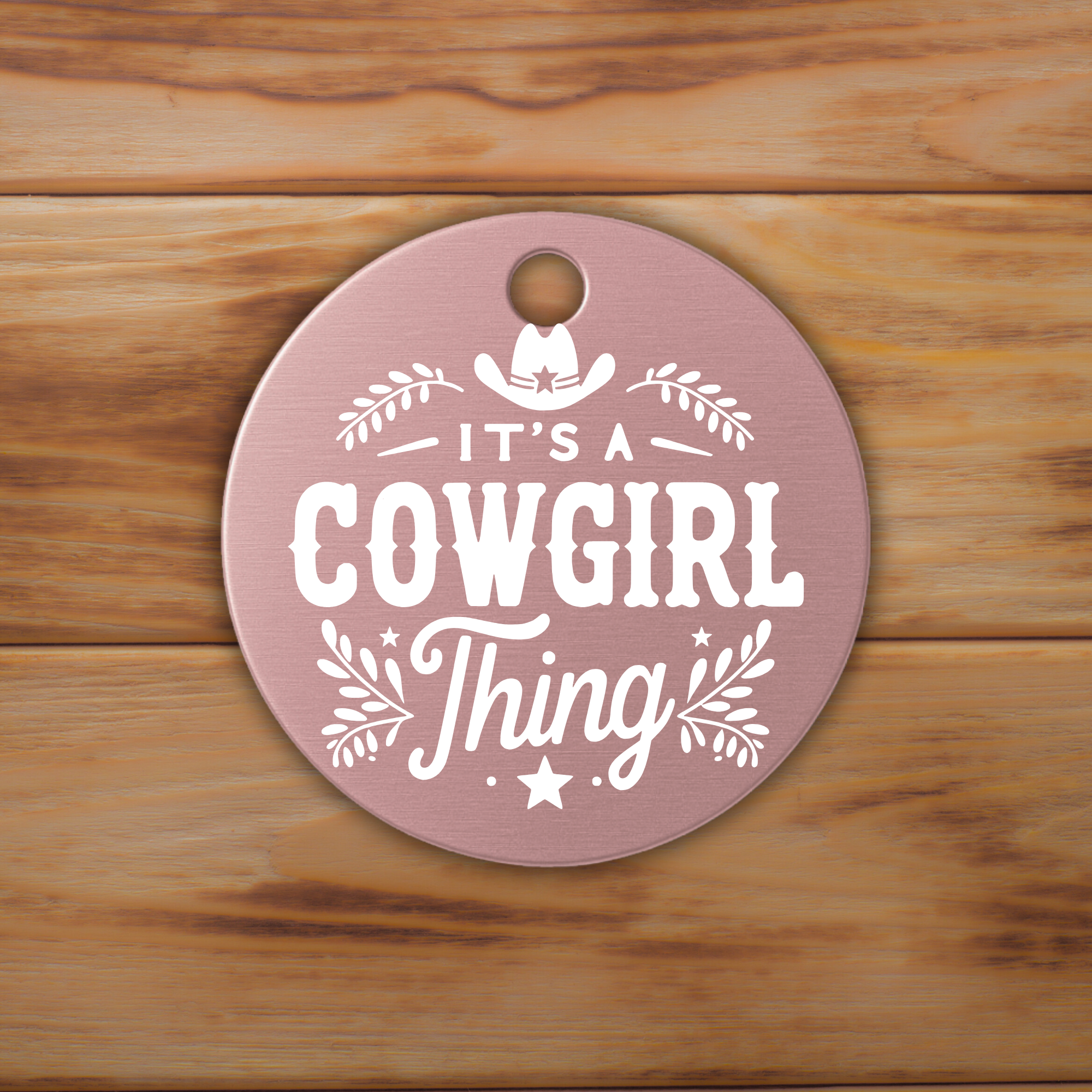 Schlüsselanhänger Western Personalisiert Logo Pferd